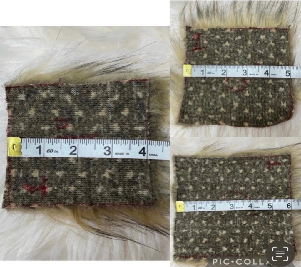 Molten maple luxe grey and orange faux fur Pom Poms, for beanies, scarves, crochet, knit, knitting, crocheting, high quality, luxury