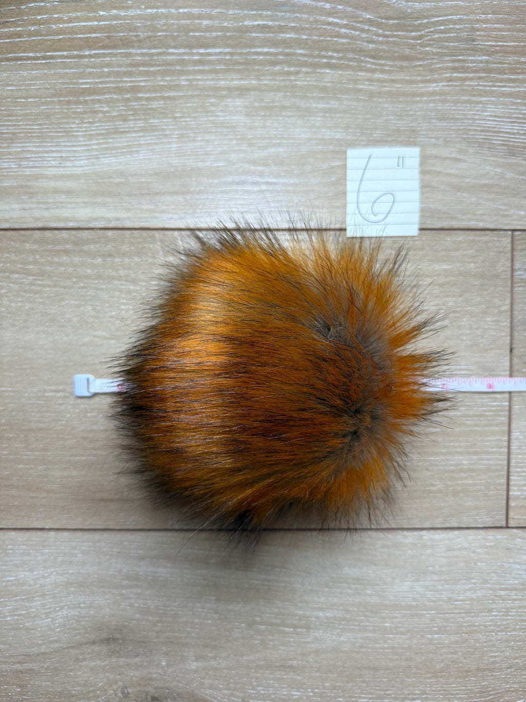 Molten maple luxe grey and orange faux fur Pom Poms, for beanies, scarves, crochet, knit, knitting, crocheting, high quality, luxury