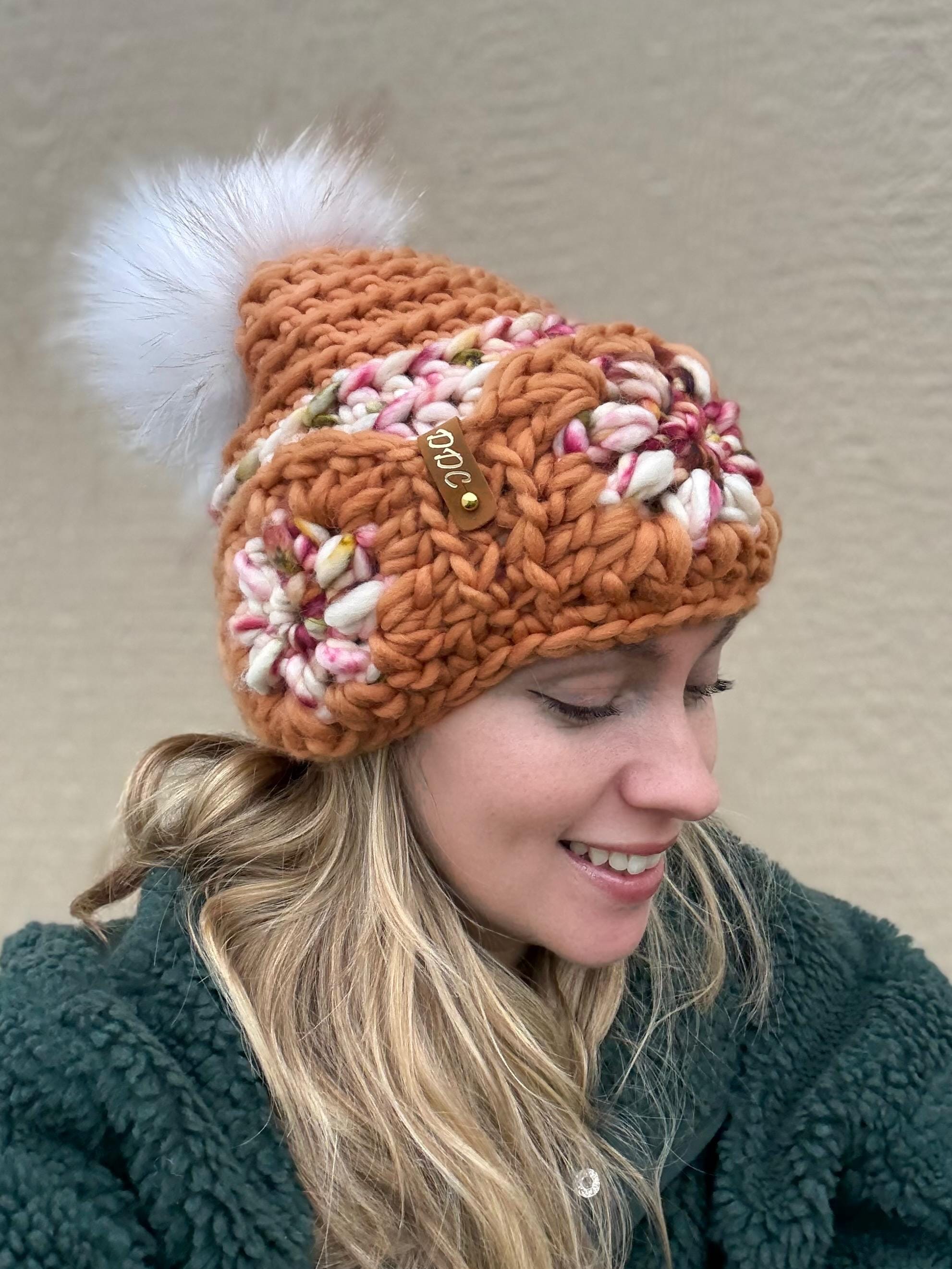 Slouchy Crochet luxury beanie