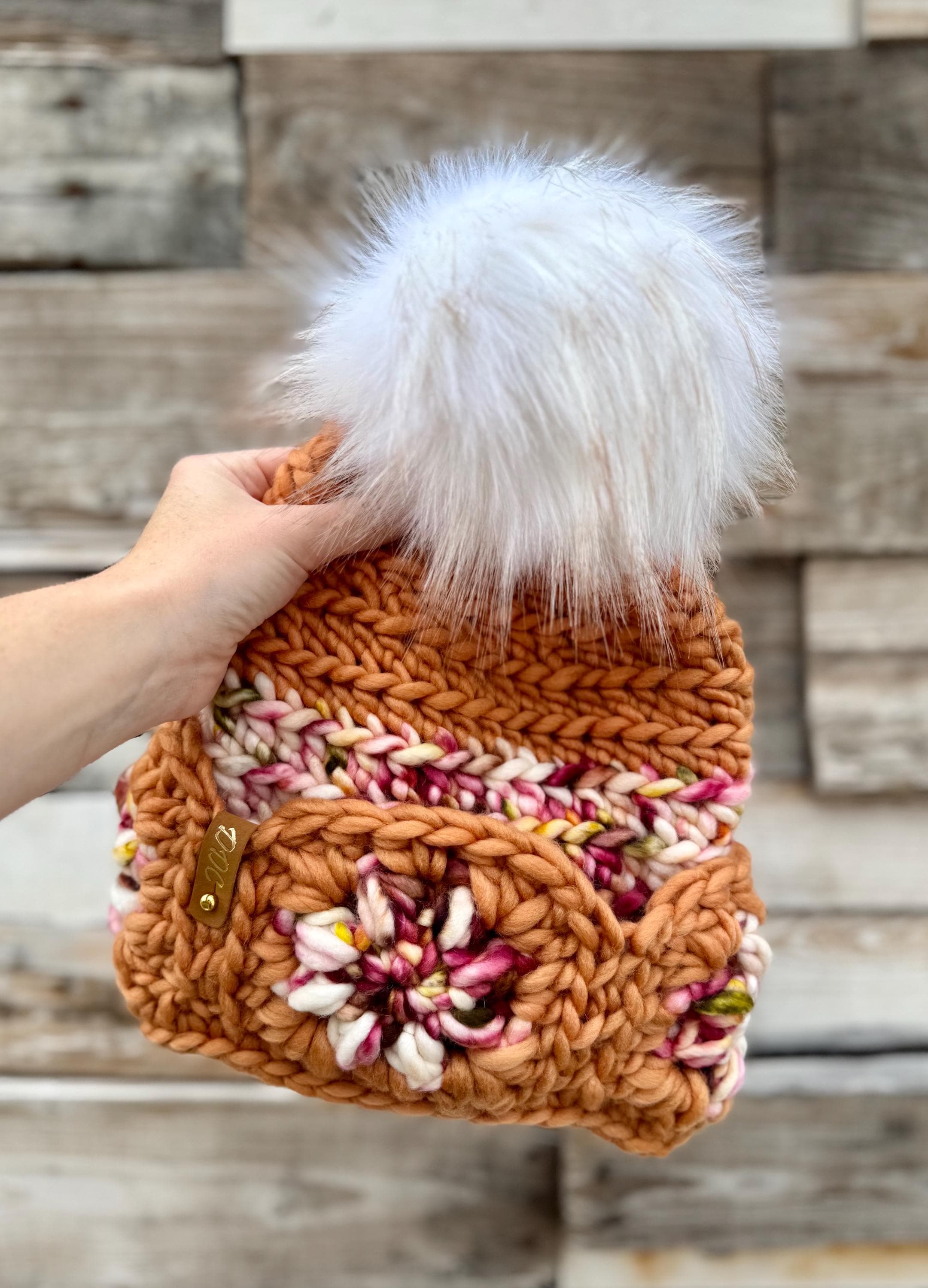 Slouchy Crochet luxury beanie