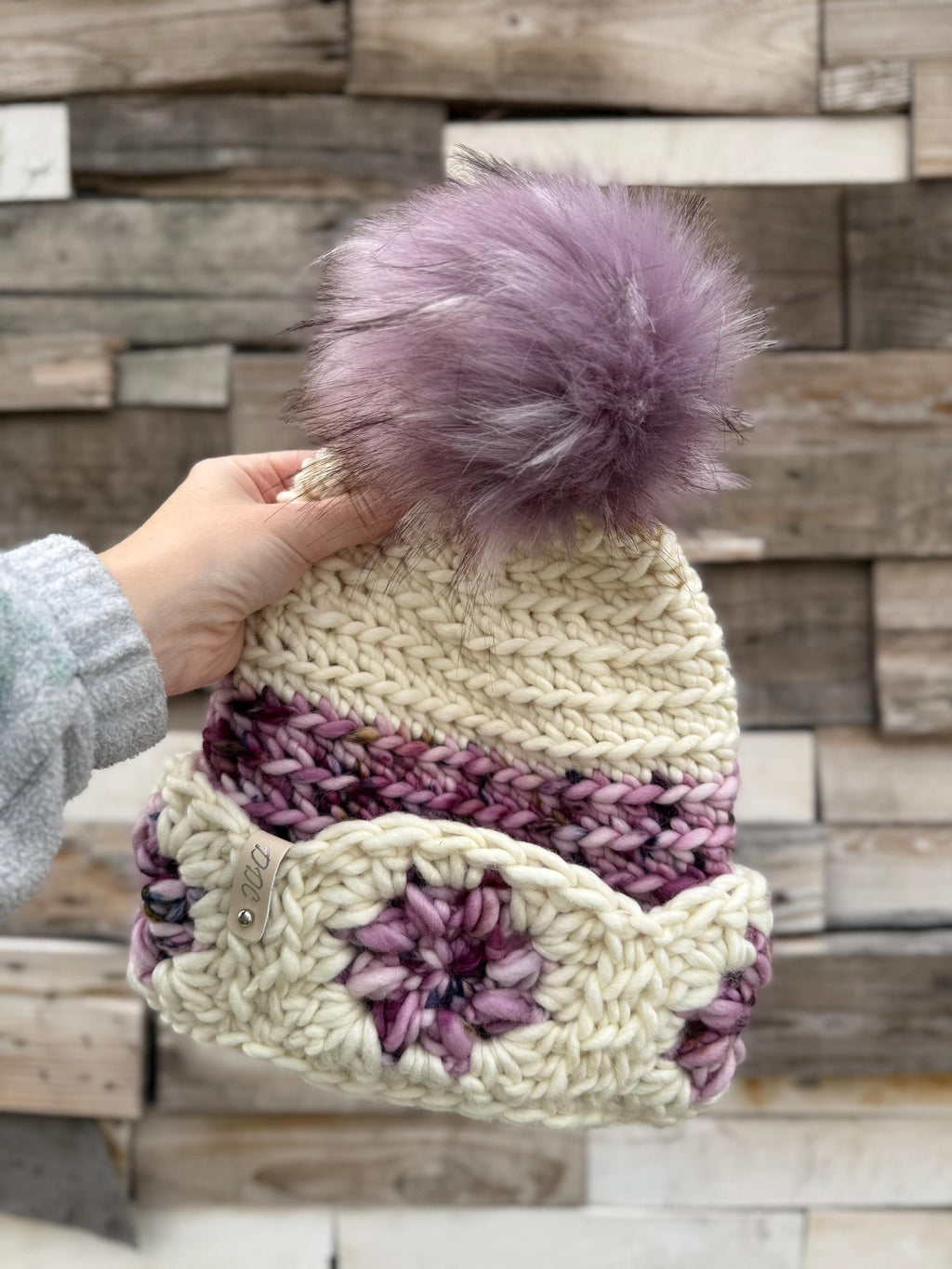 Slouchy Crochet luxury beanie