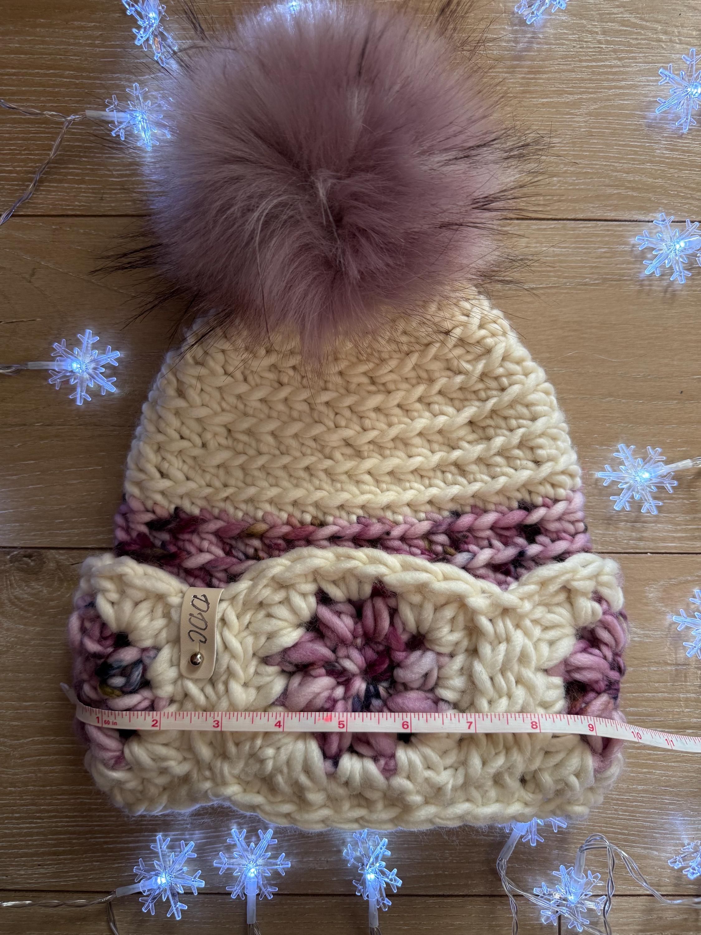 Slouchy Crochet luxury beanie