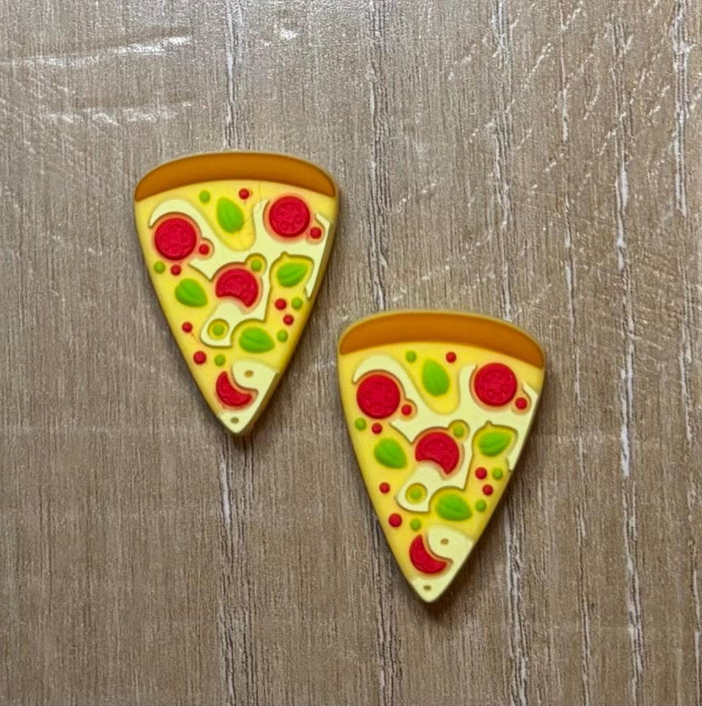 Pizza needle stoppers for knitting needles