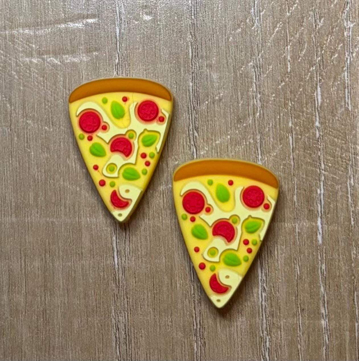 Pizza needle stoppers for knitting needles