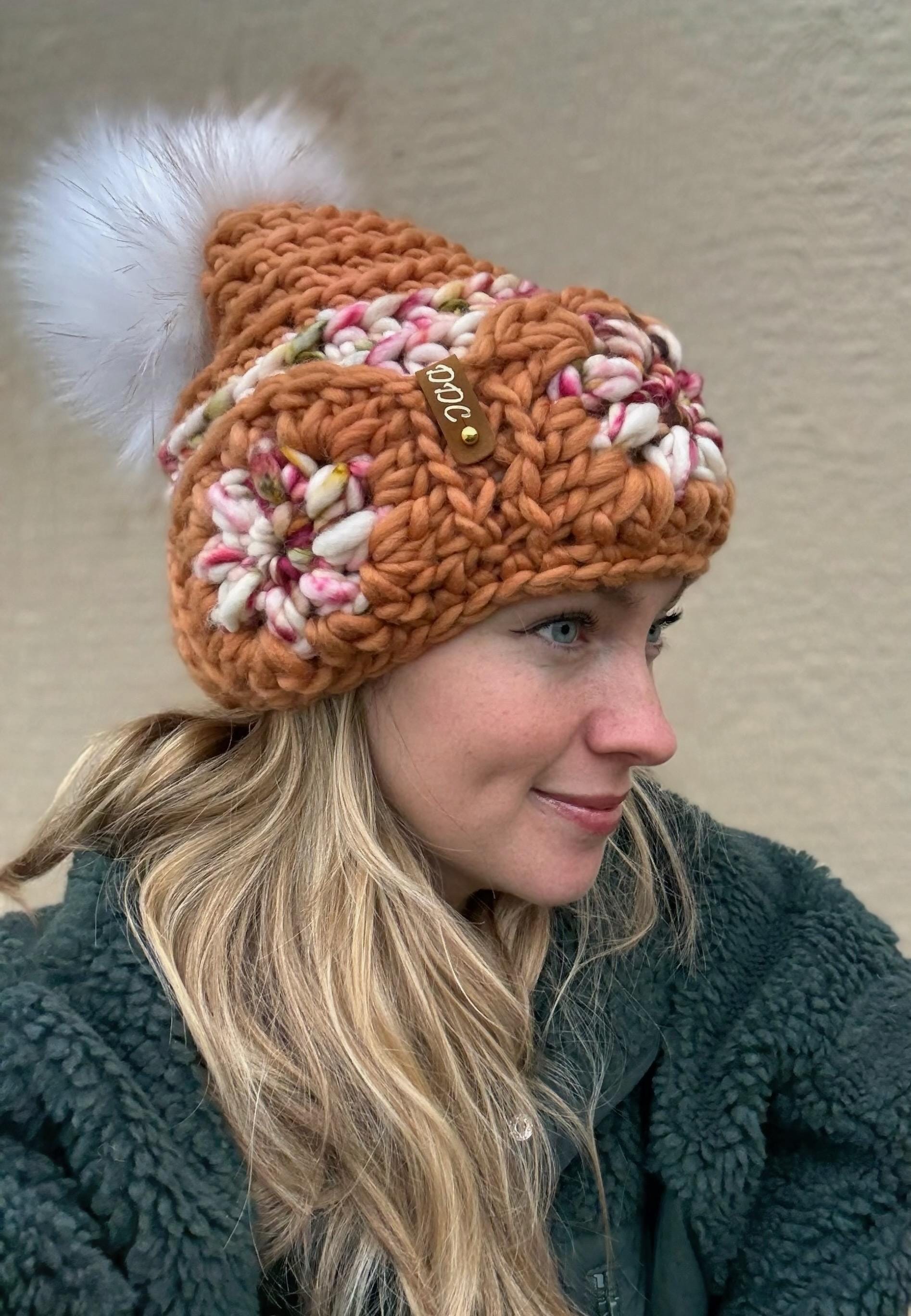 Slouchy Crochet luxury beanie