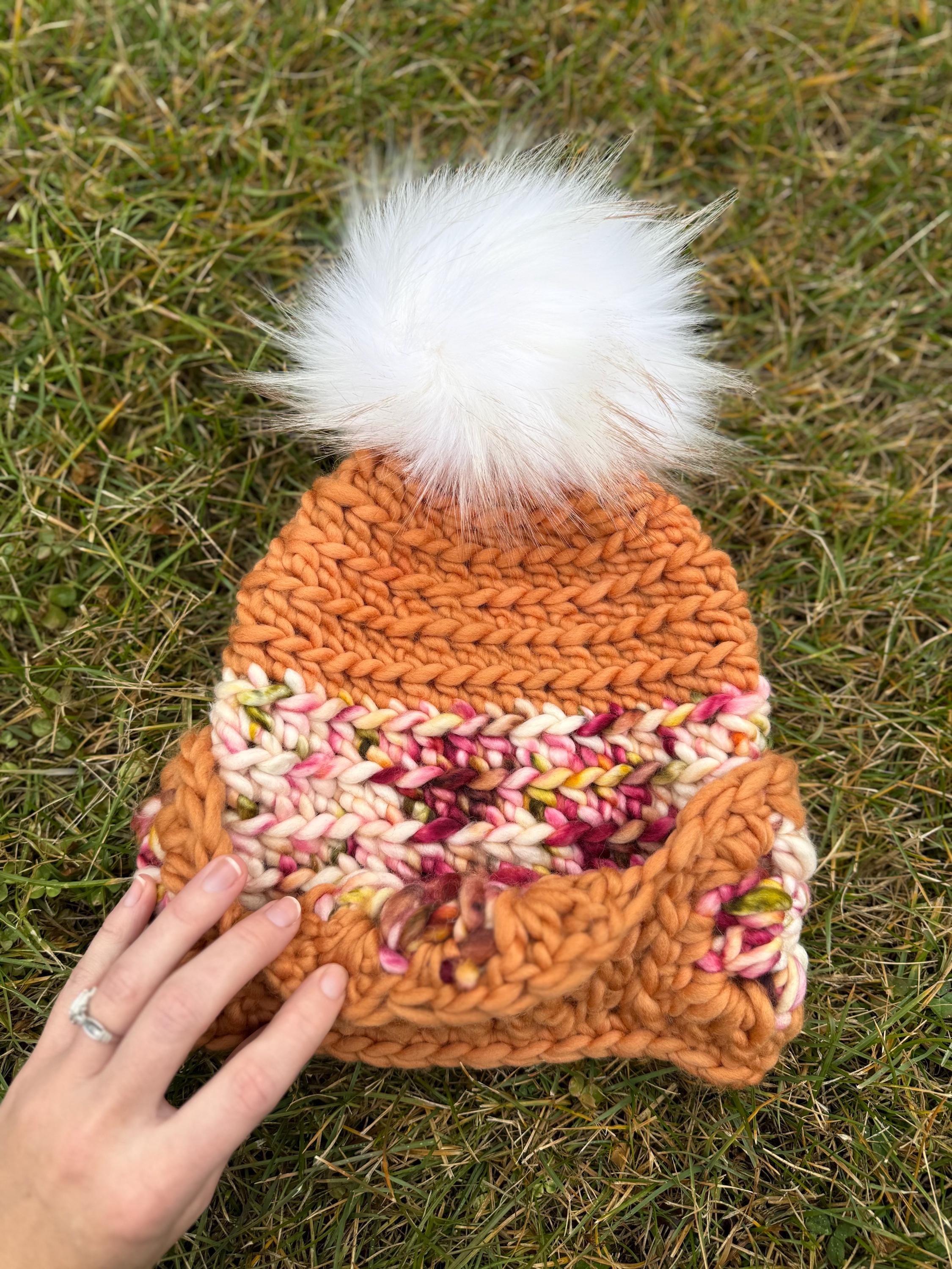 Slouchy Crochet luxury beanie