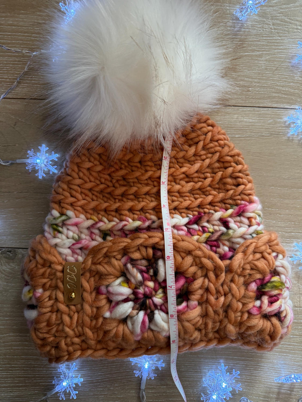 Slouchy Crochet luxury beanie