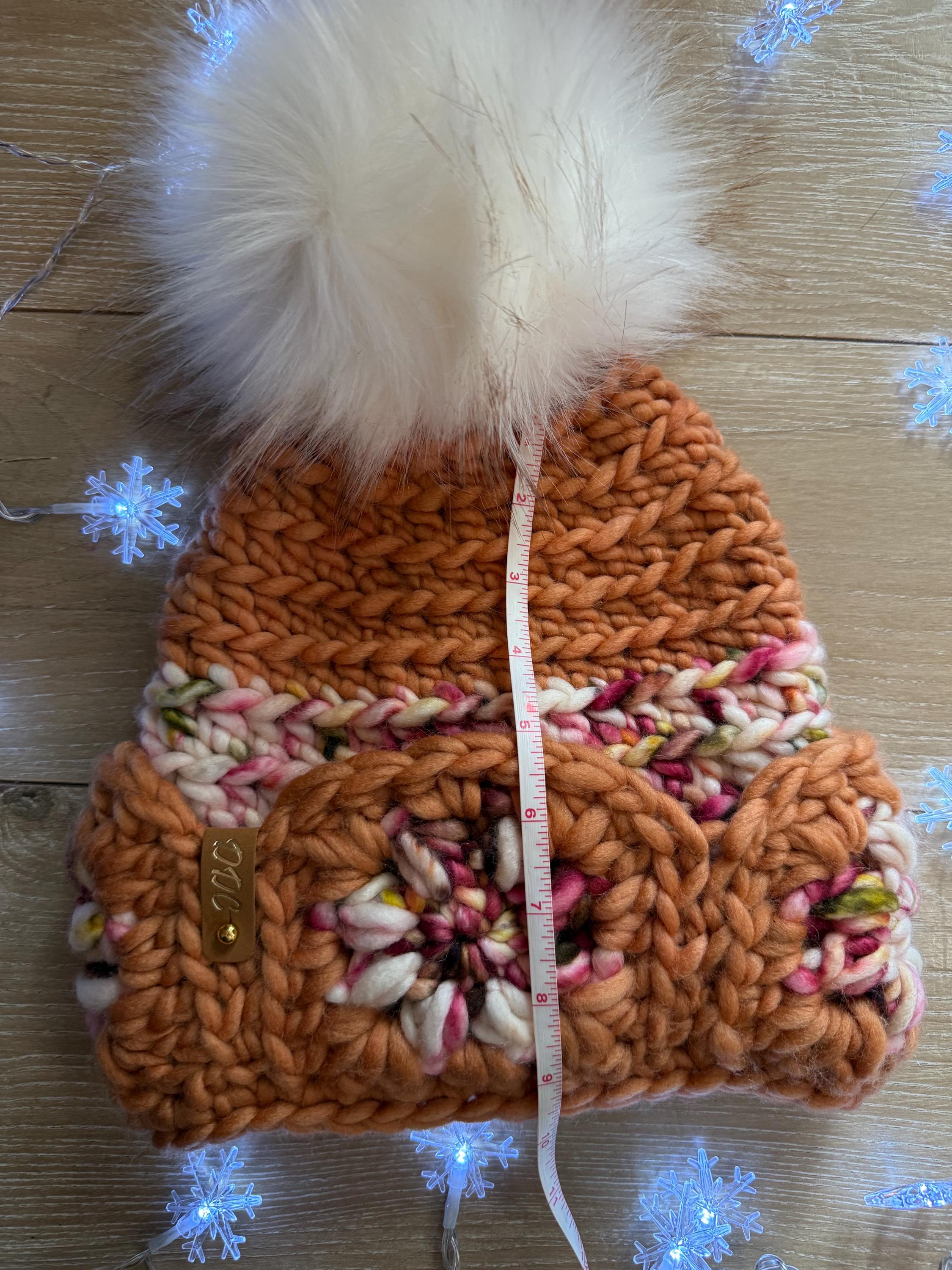 Slouchy Crochet luxury beanie