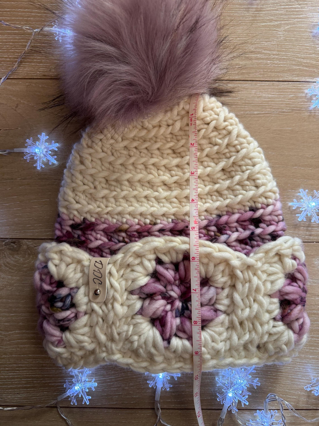 Slouchy Crochet luxury beanie