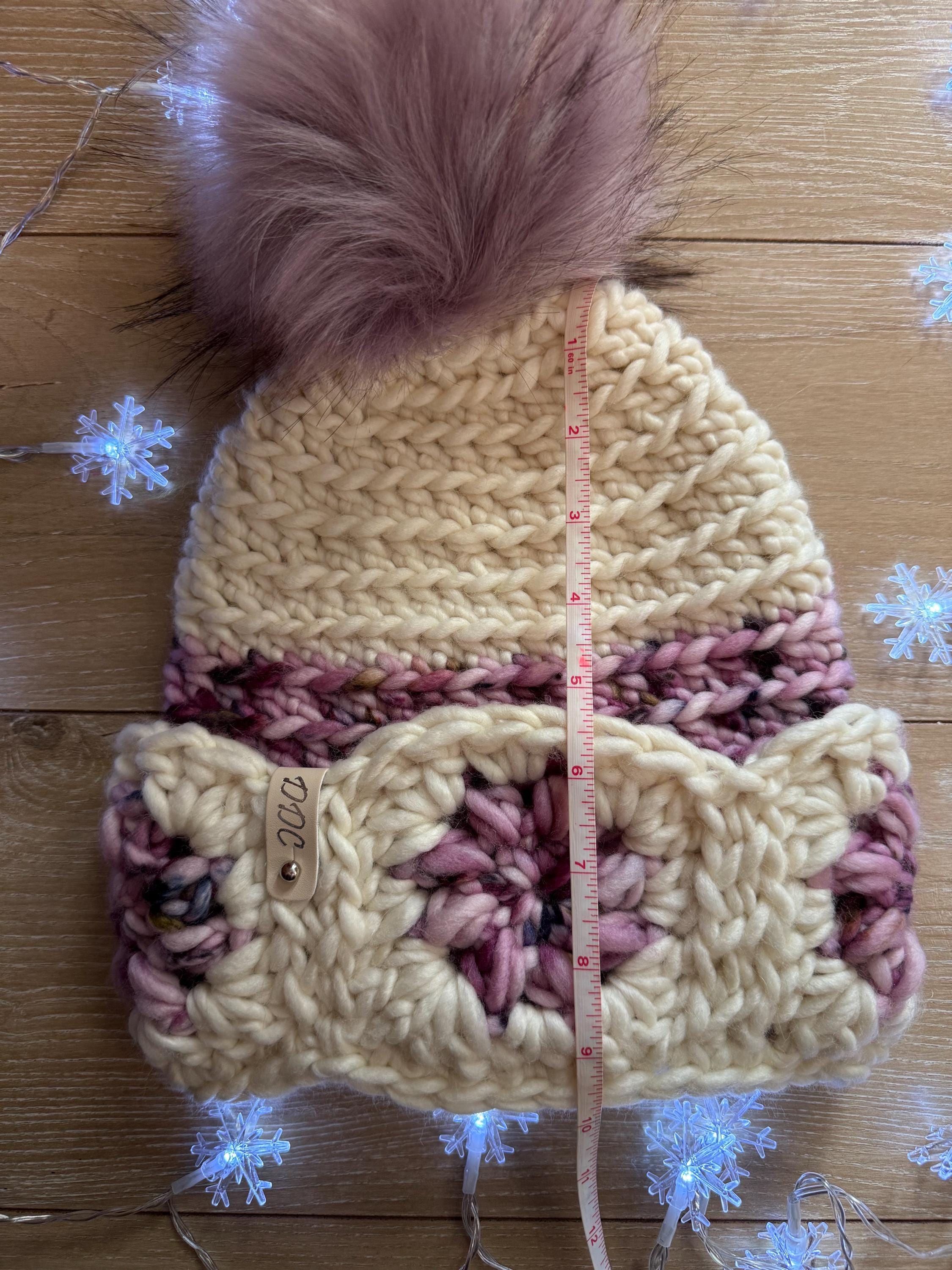 Slouchy Crochet luxury beanie