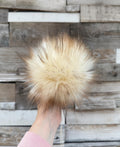 Lynx cat Faux fur Pom Pom