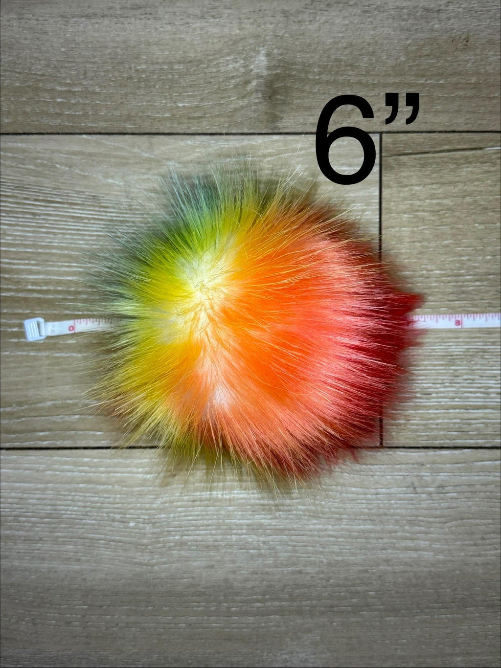 Neon nova faux fur Pom Pom