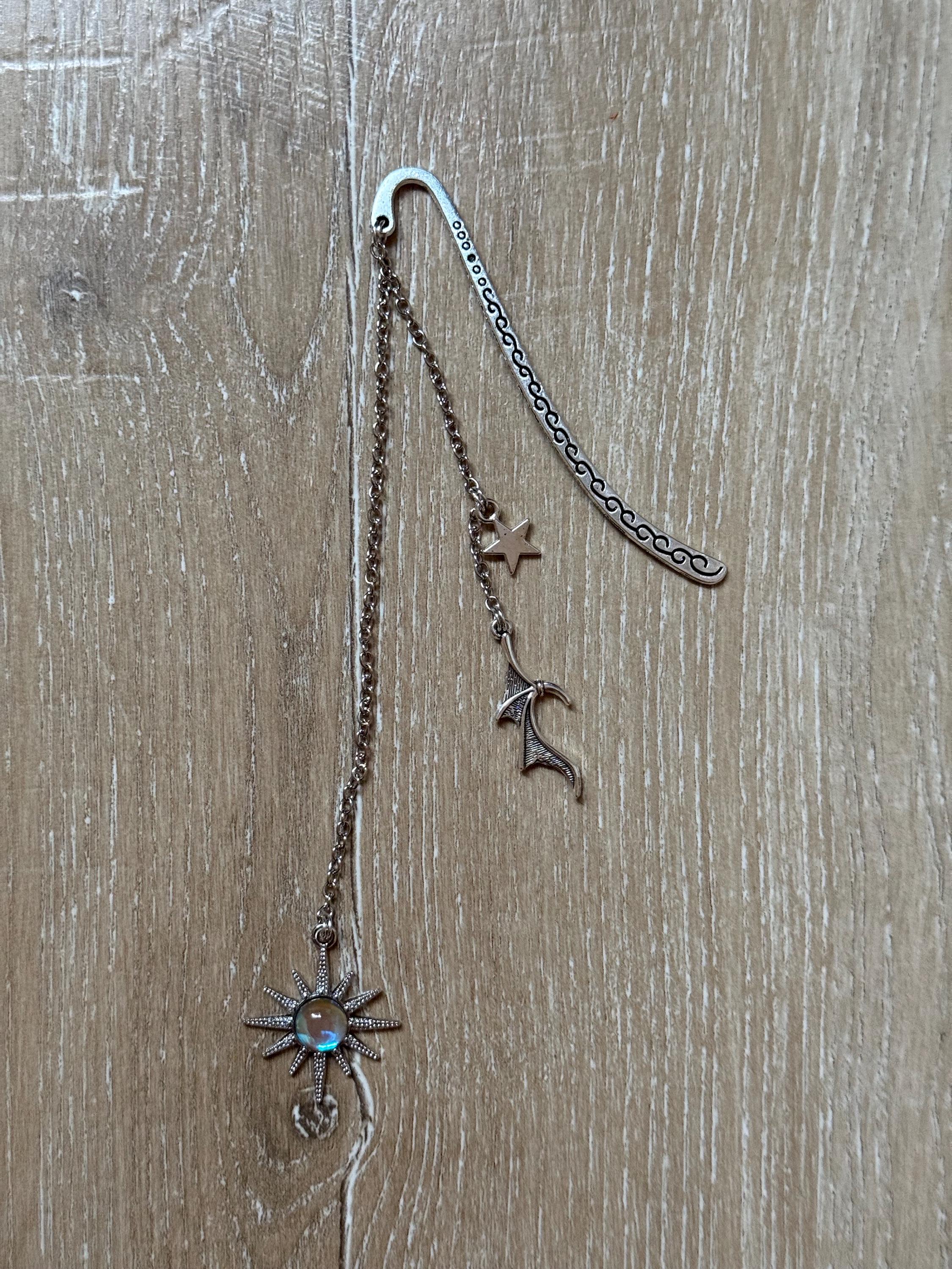 Handmade metal bookmark