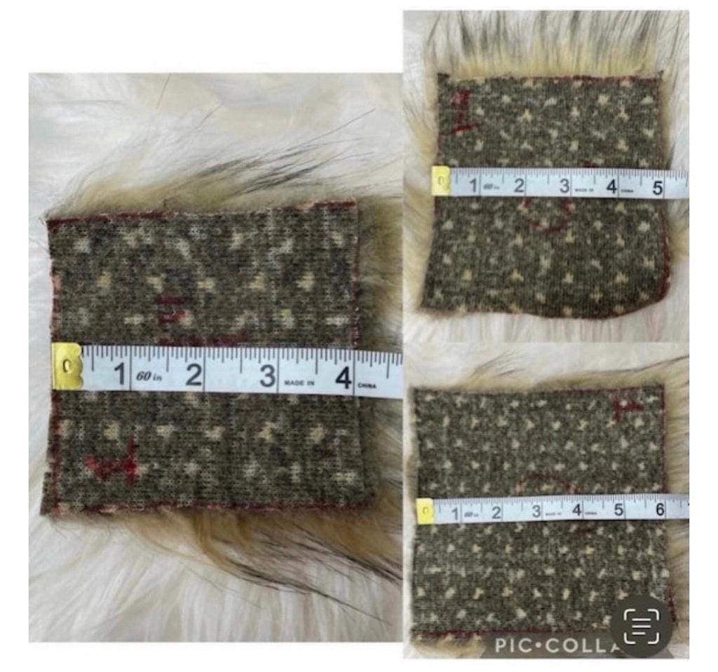 Dark periwinkle faux fur Pom Pom