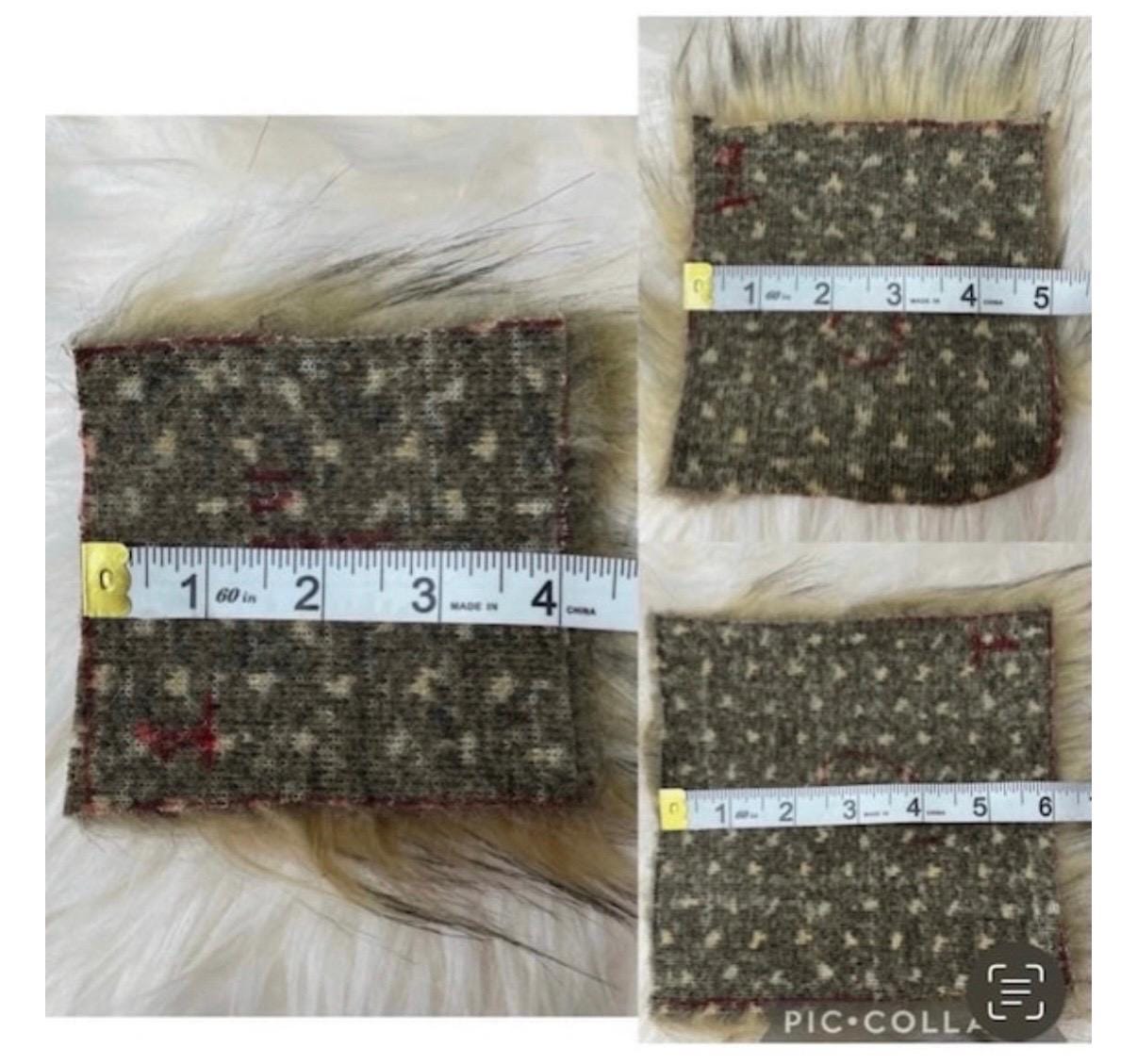 Dark periwinkle faux fur Pom Pom