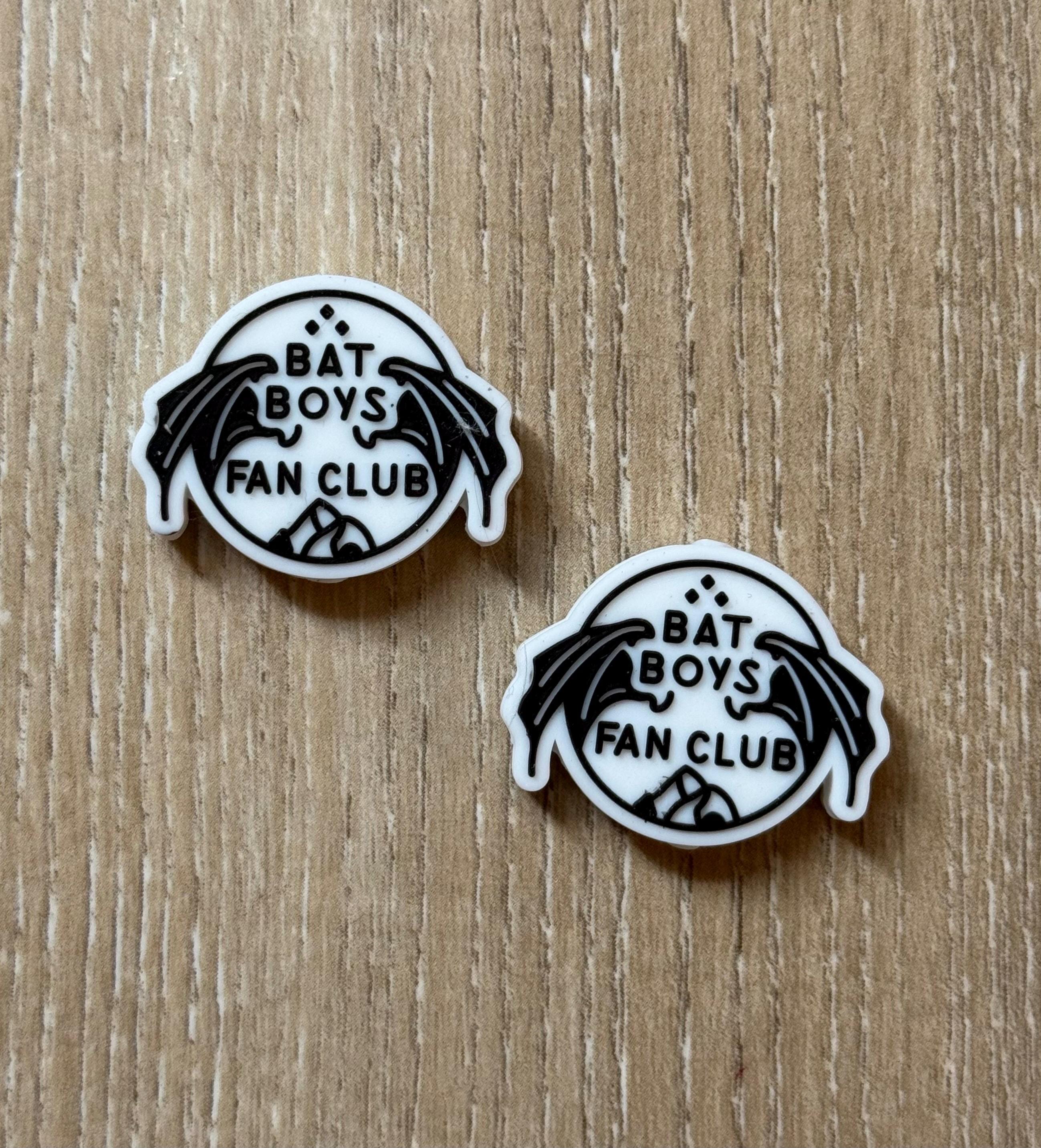 Bat boys needle stoppers for knitting needles