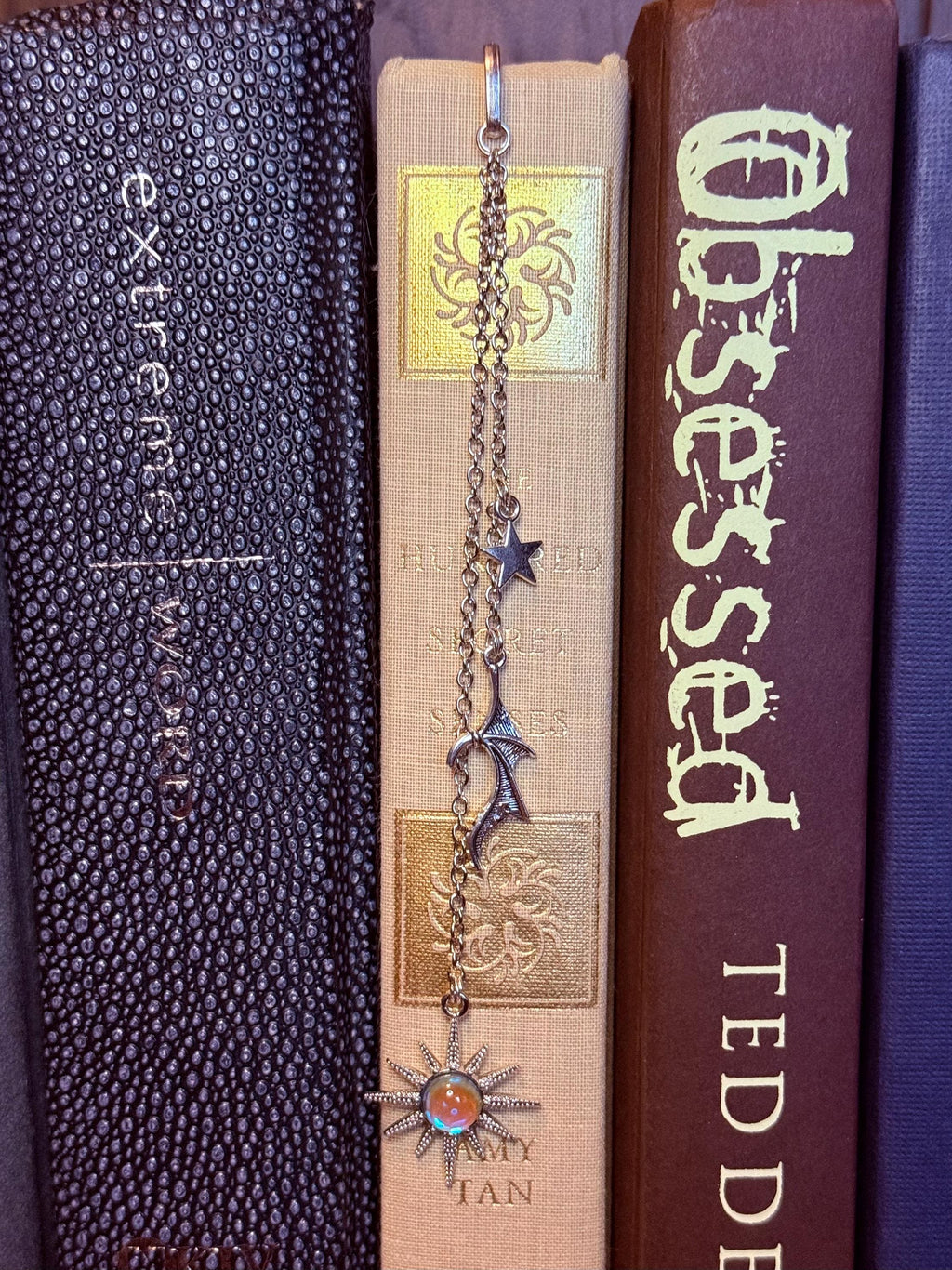 Handmade metal bookmark