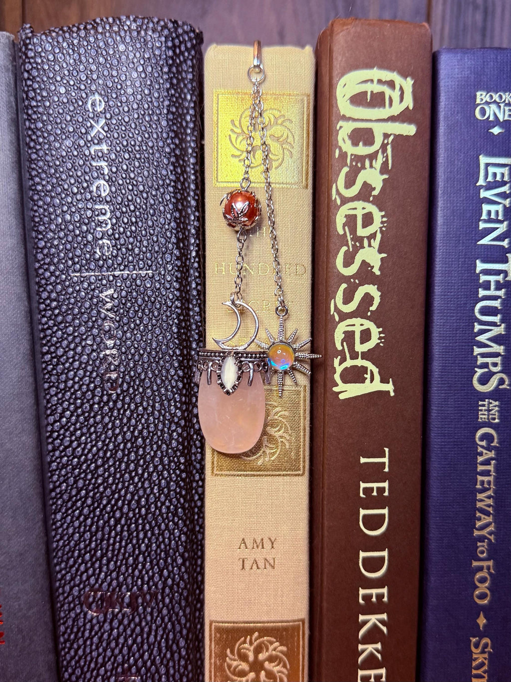 Handmade metal bookmark