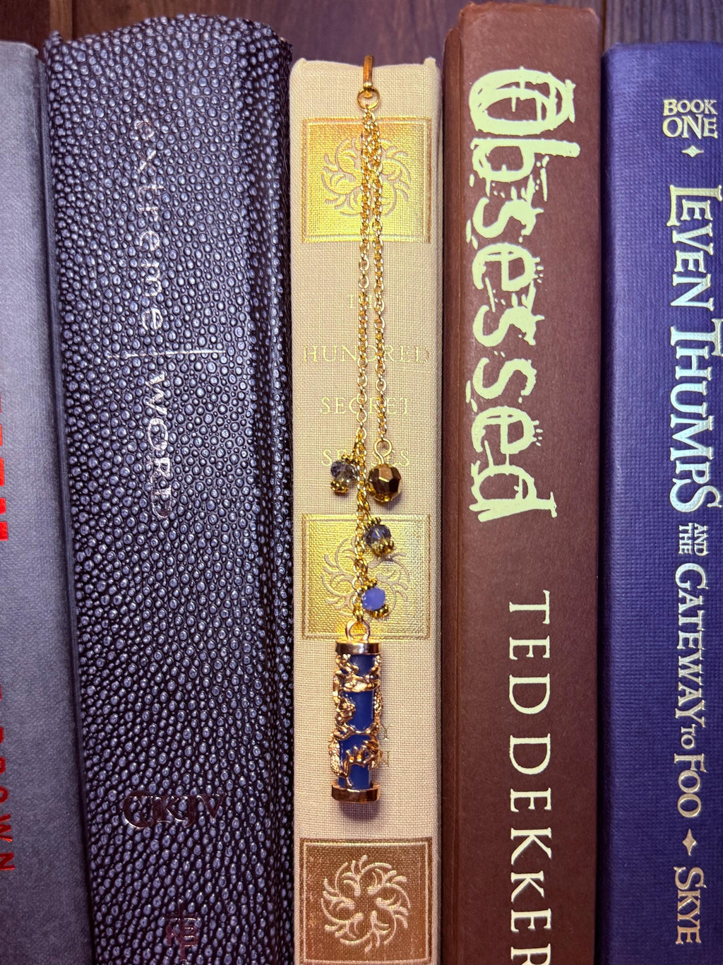 Handmade metal bookmark