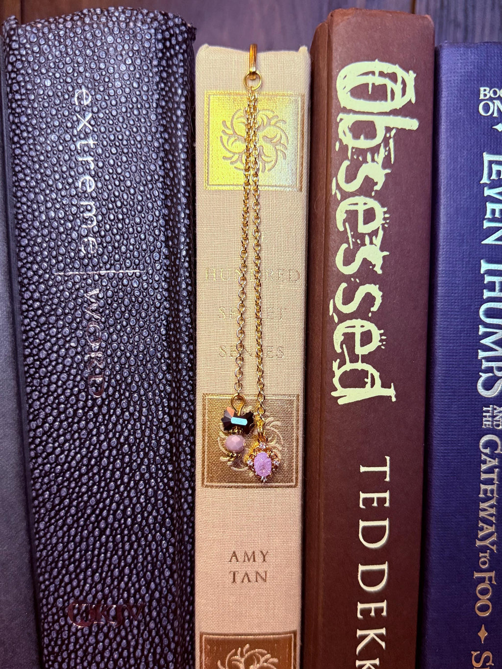 Handmade metal bookmark