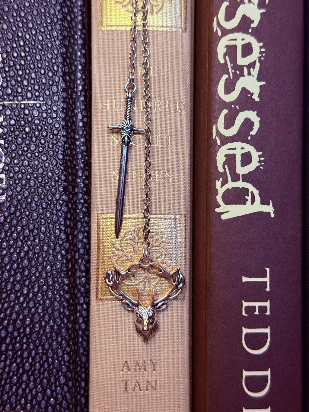 Handmade metal bookmark