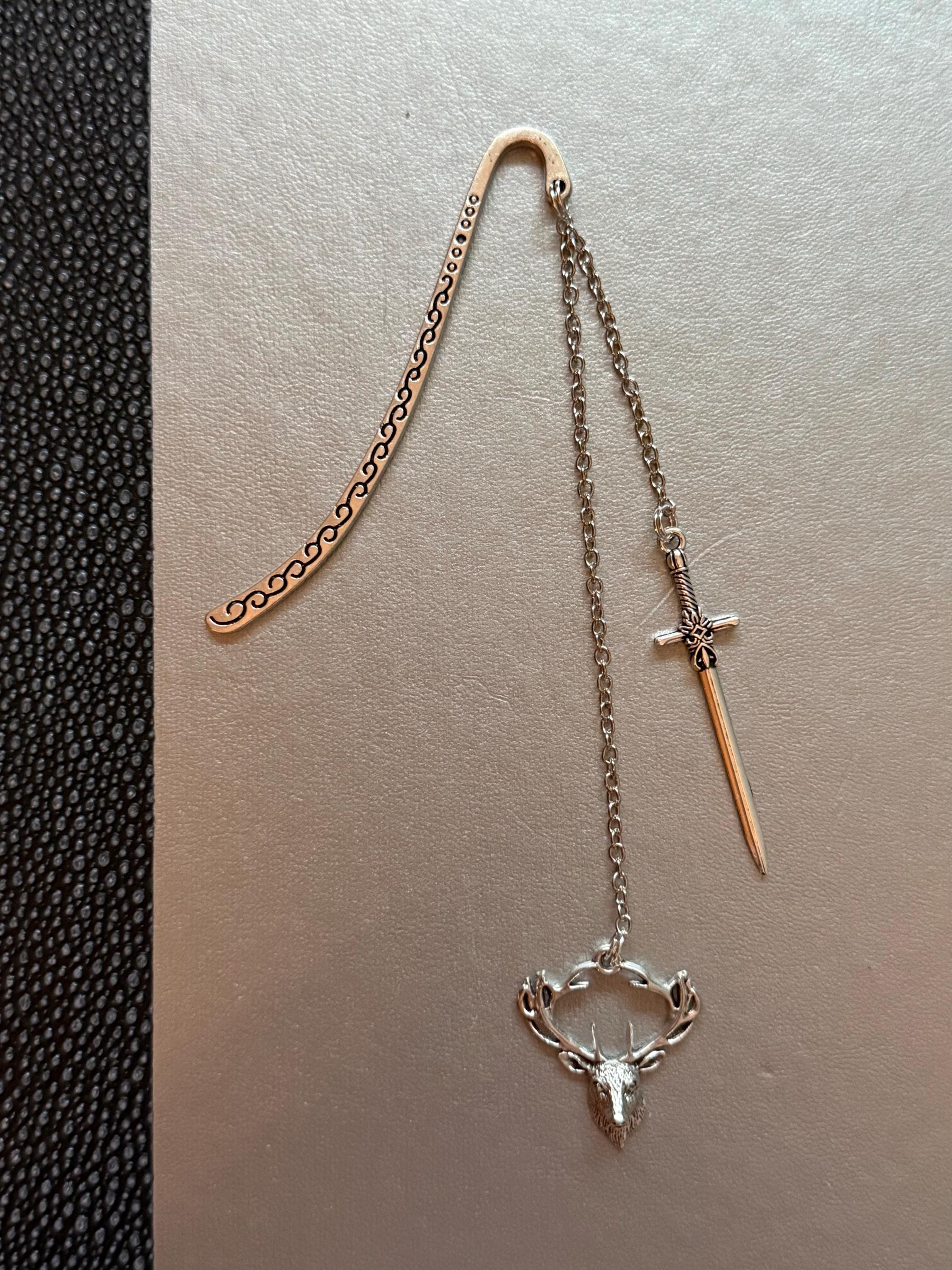 Handmade metal bookmark