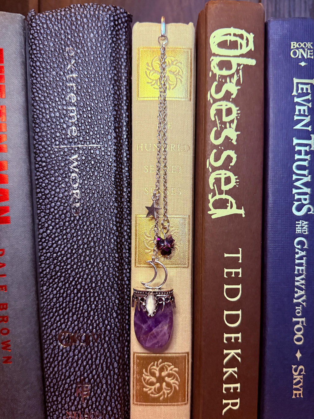 Handmade metal bookmark