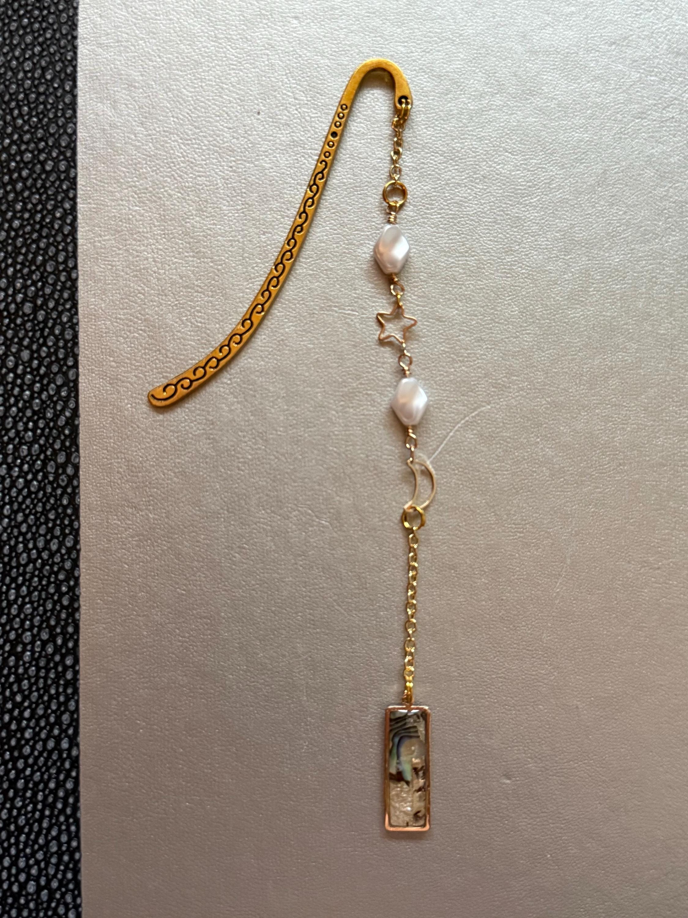 Handmade metal bookmark