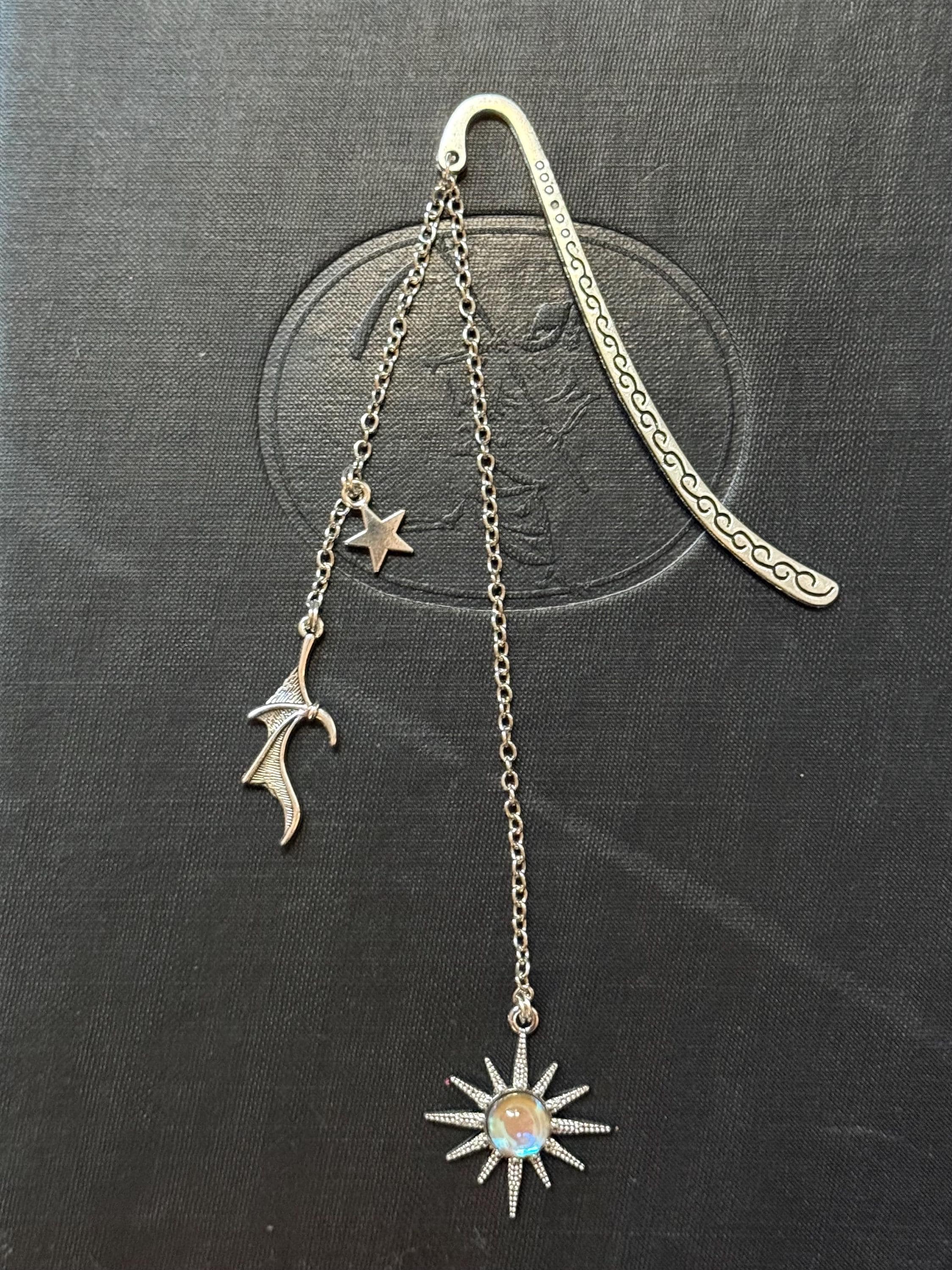 Handmade metal bookmark