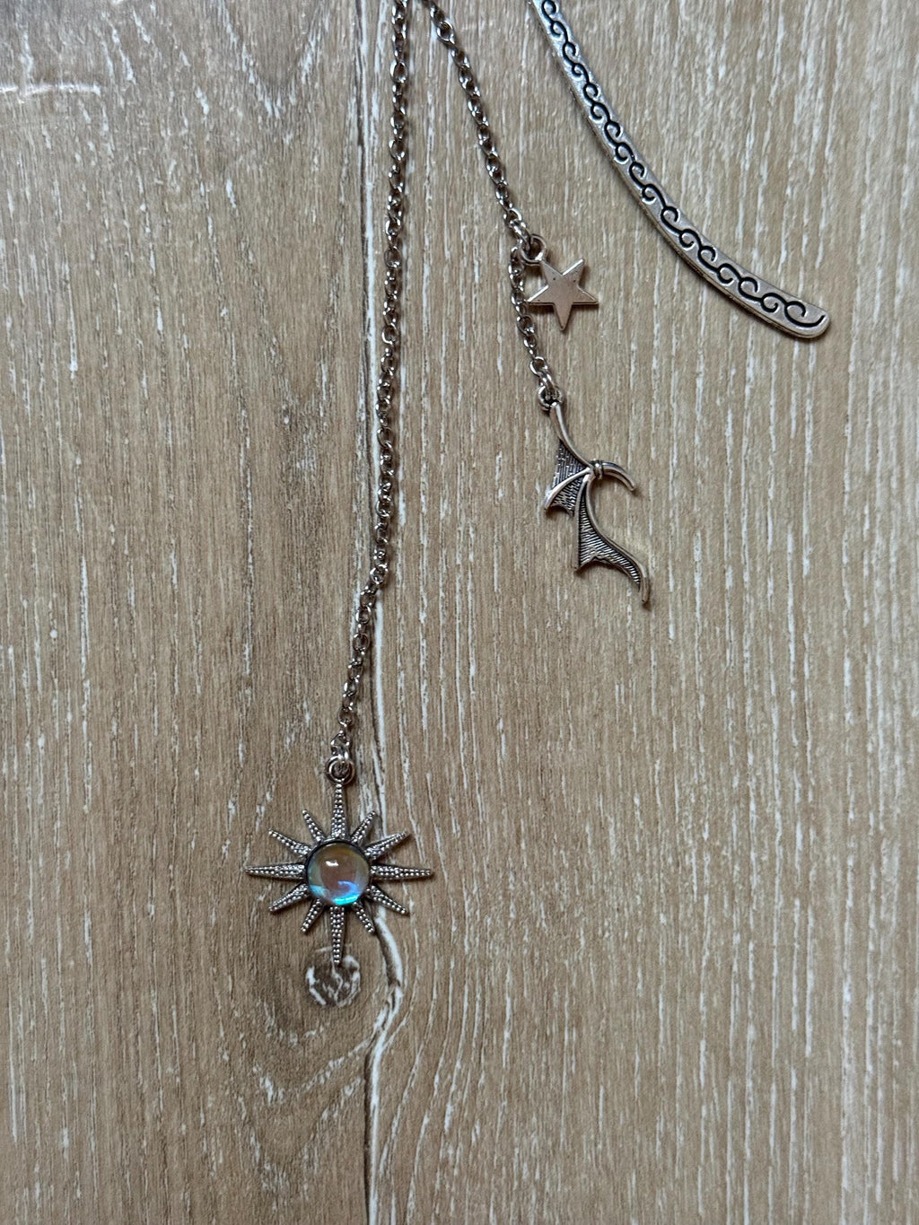 Handmade metal bookmark