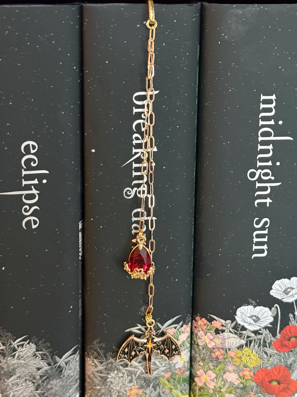 Handmade metal bookmark dragon