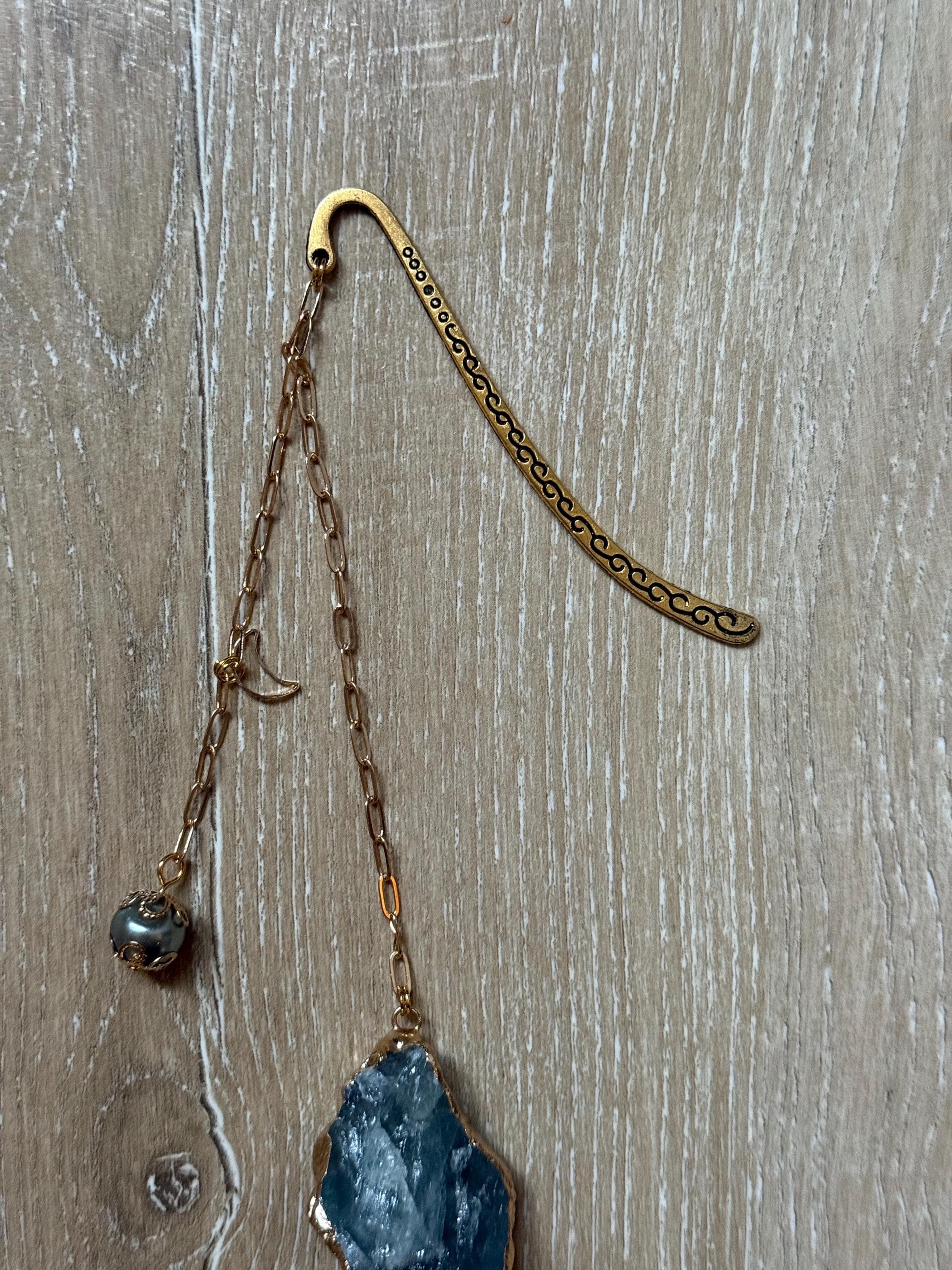 Handmade metal bookmark