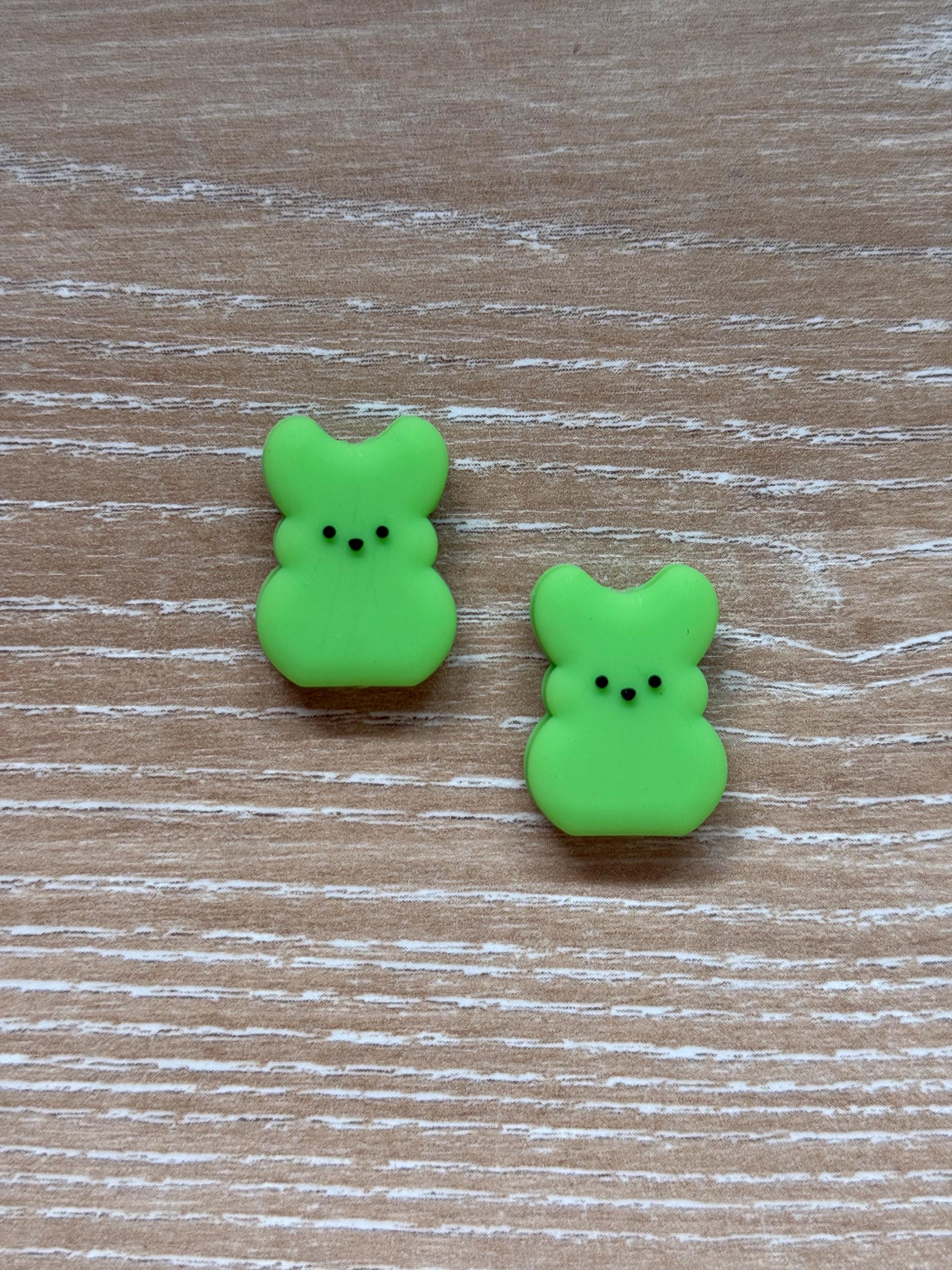 Peeps needle stoppers for knitting needles