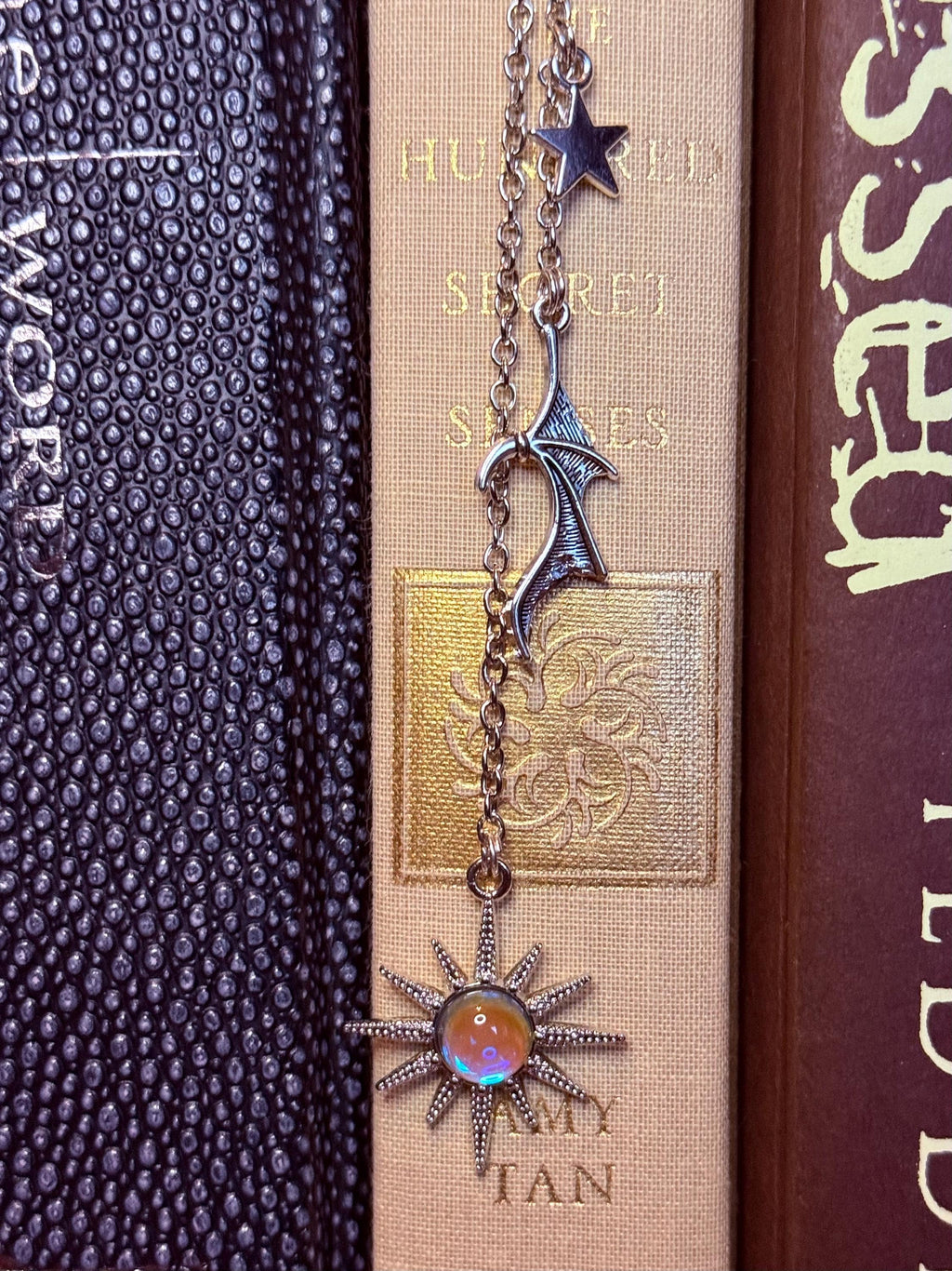 Handmade metal bookmark
