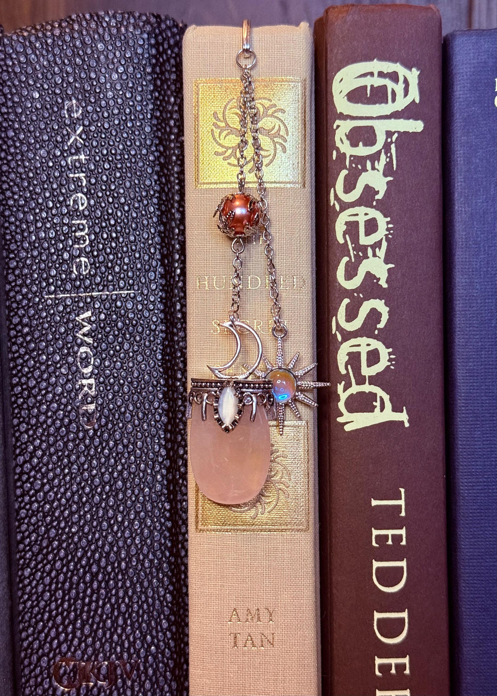 Handmade metal bookmark