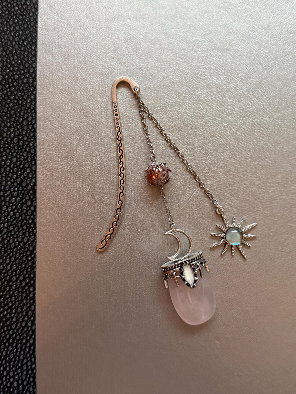 Handmade metal bookmark