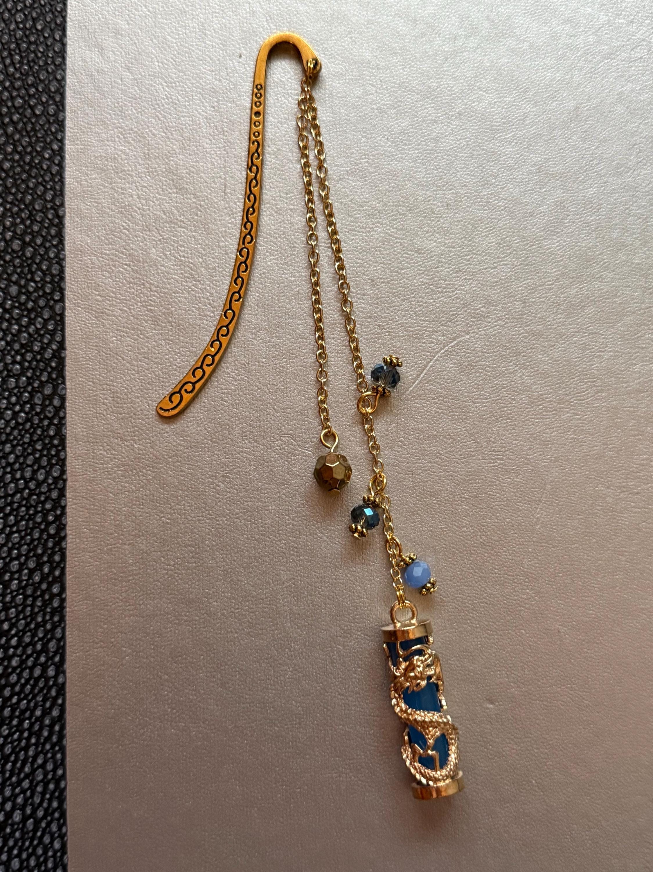 Handmade metal bookmark