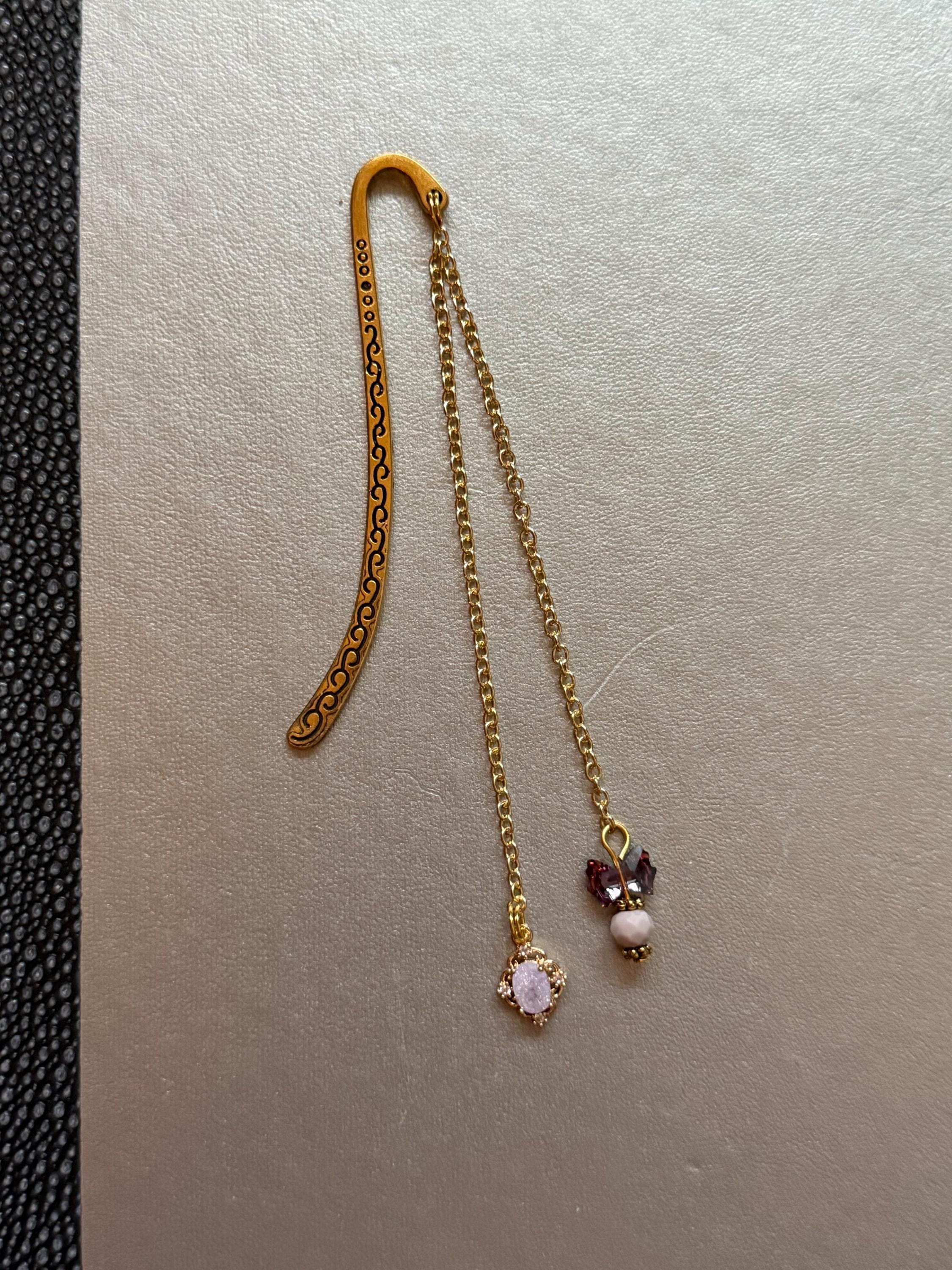Handmade metal bookmark