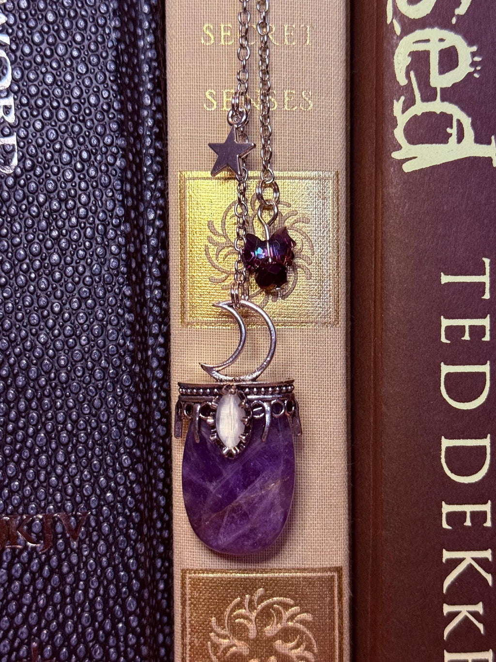 Handmade metal bookmark