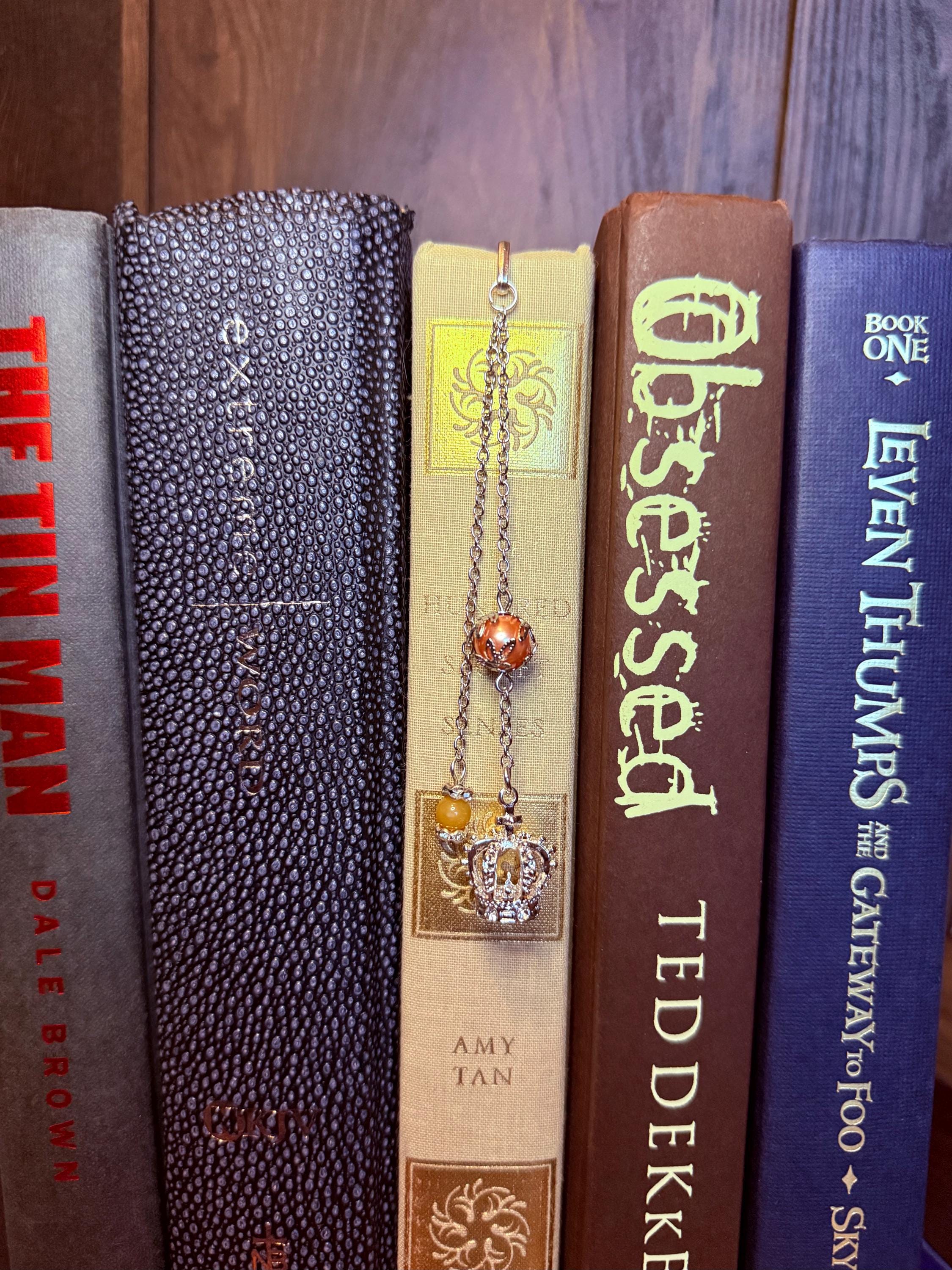 Handmade metal bookmark