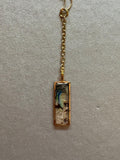 Handmade metal bookmark