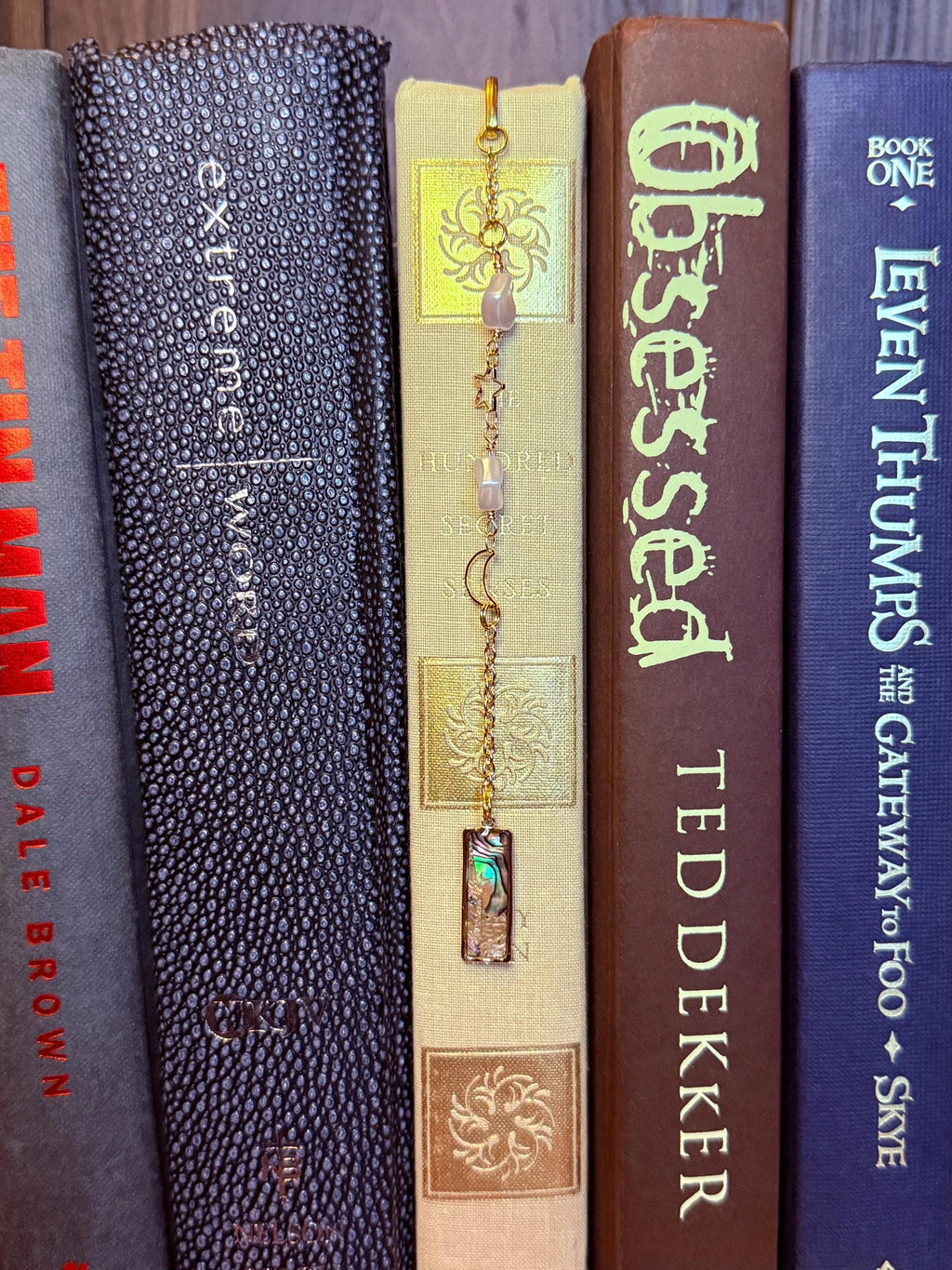 Handmade metal bookmark