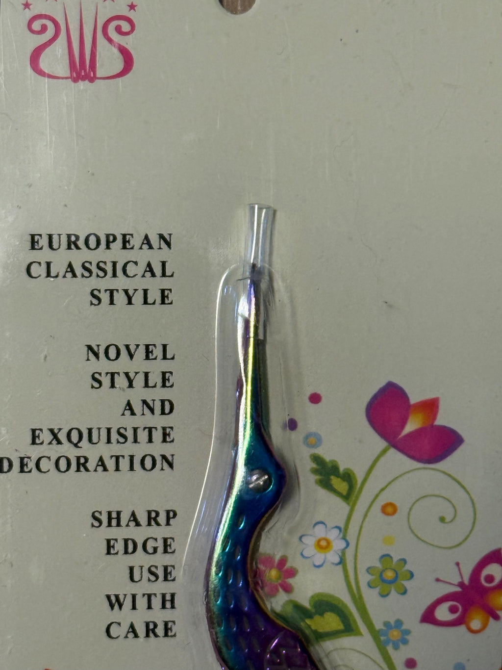 Small crafting scissors, for Pom Pom making, needle gripper, gold, silver, rainbow