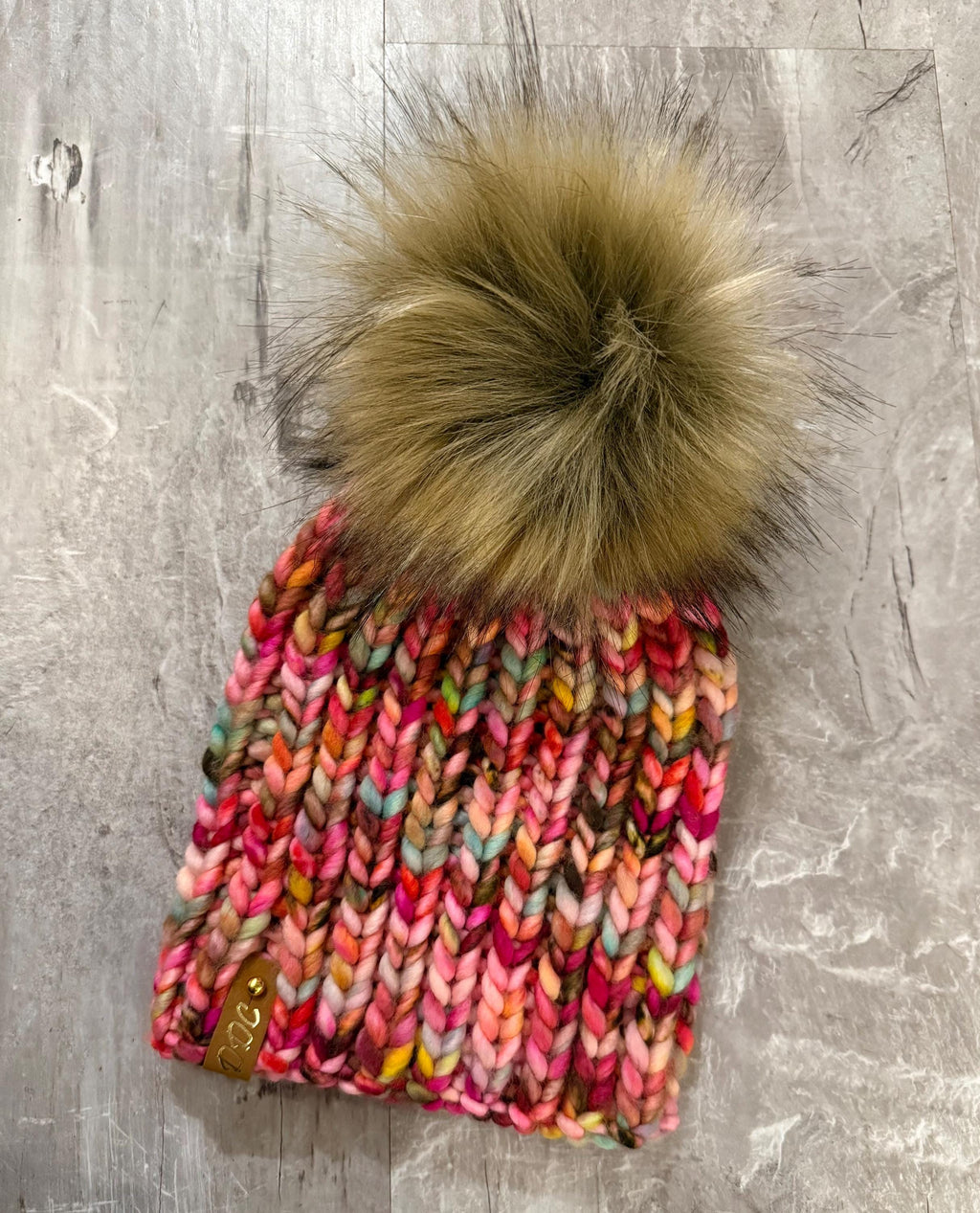 Disco multi color Knit luxury beanie, adult beanie, hat, winter toque, merino wool, adult medium, for her, handmade, gift