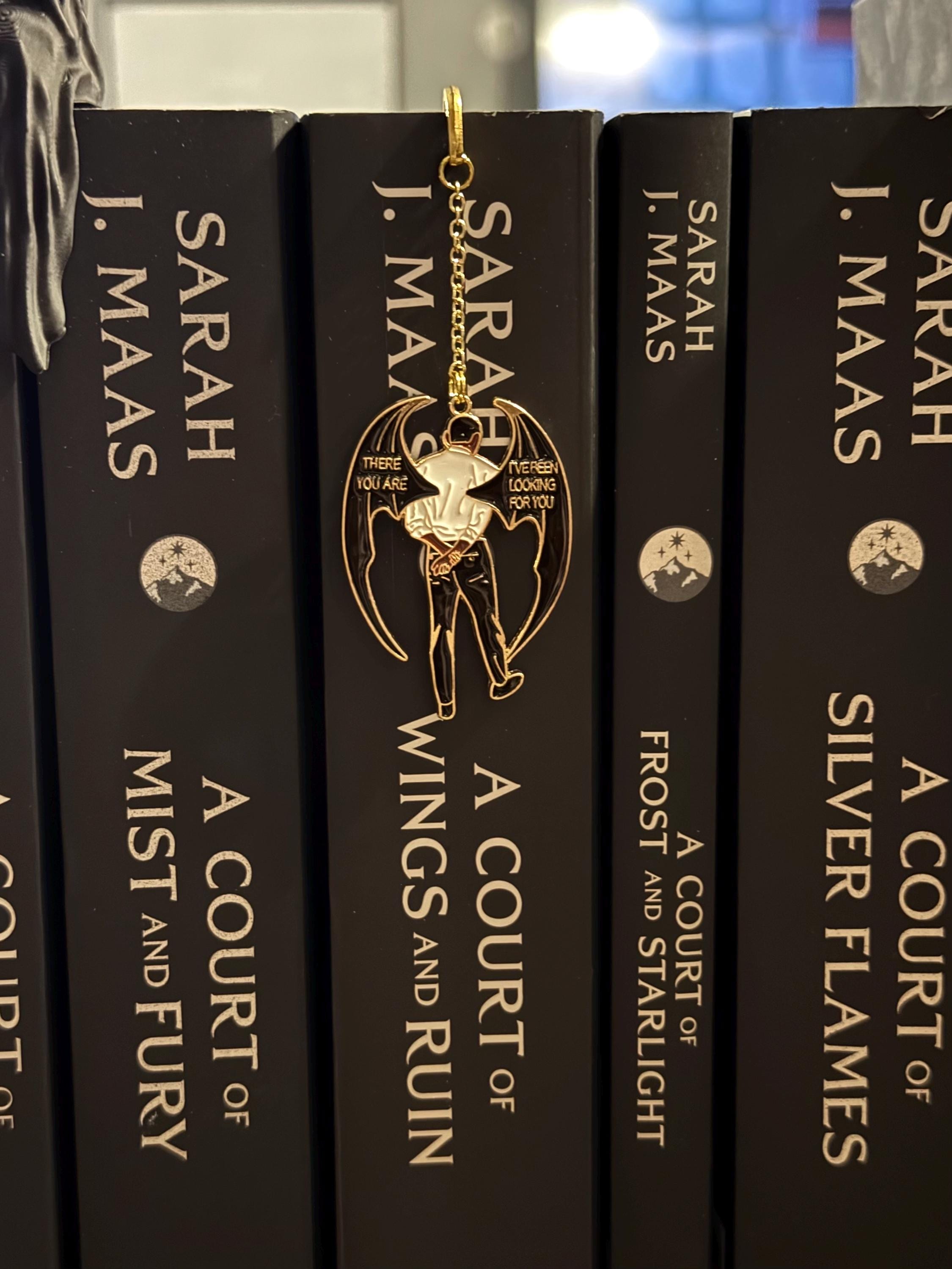 Handmade metal bookmark, gold plated, booktok, bookstagram, gold plated, Acotar, tog, quicksilver, housemaid, star,