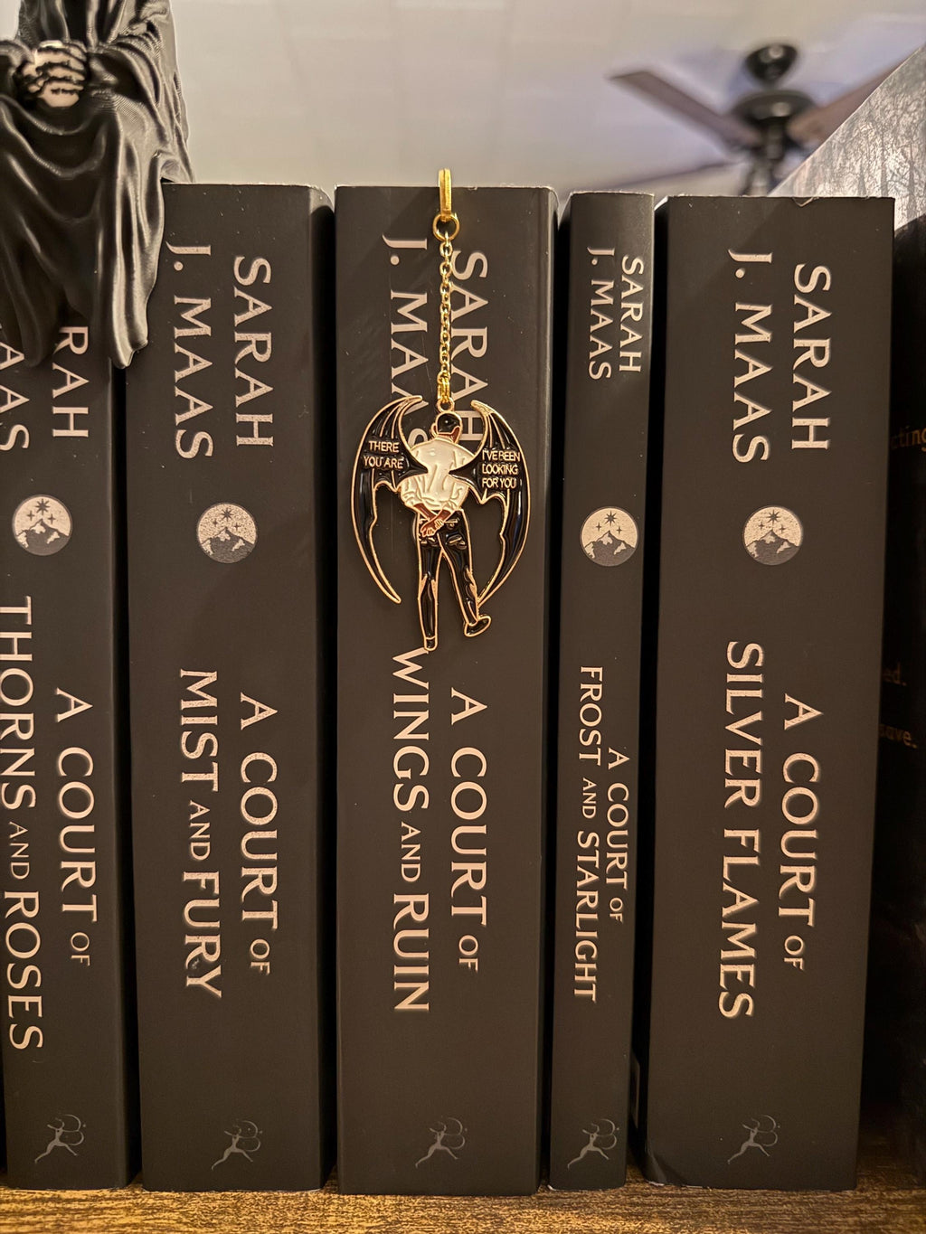 Handmade metal bookmark, gold plated, booktok, bookstagram, gold plated, Acotar, tog, quicksilver, housemaid, star,