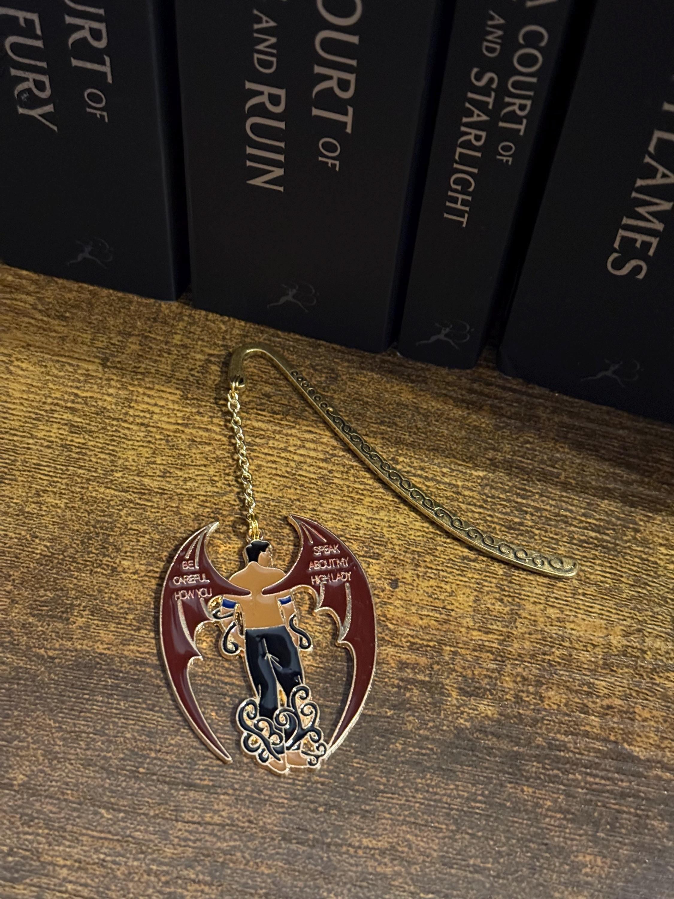 Handmade metal bookmark, gold plated, booktok, bookstagram, gold plated, Acotar, tog, quicksilver, housemaid, star,