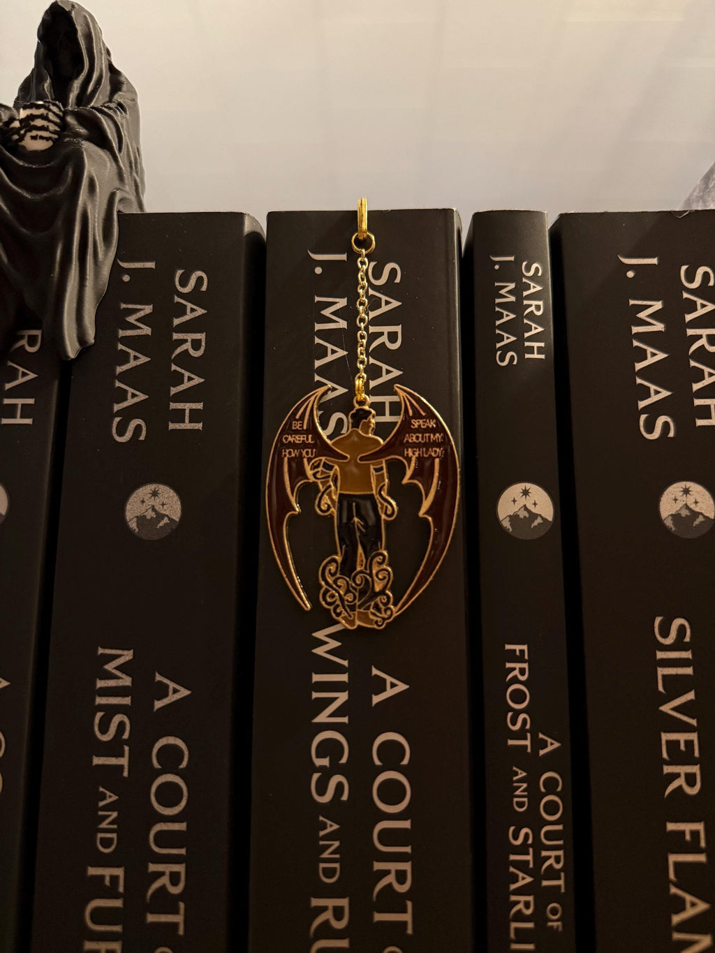 Handmade metal bookmark, gold plated, booktok, bookstagram, gold plated, Acotar, tog, quicksilver, housemaid, star,