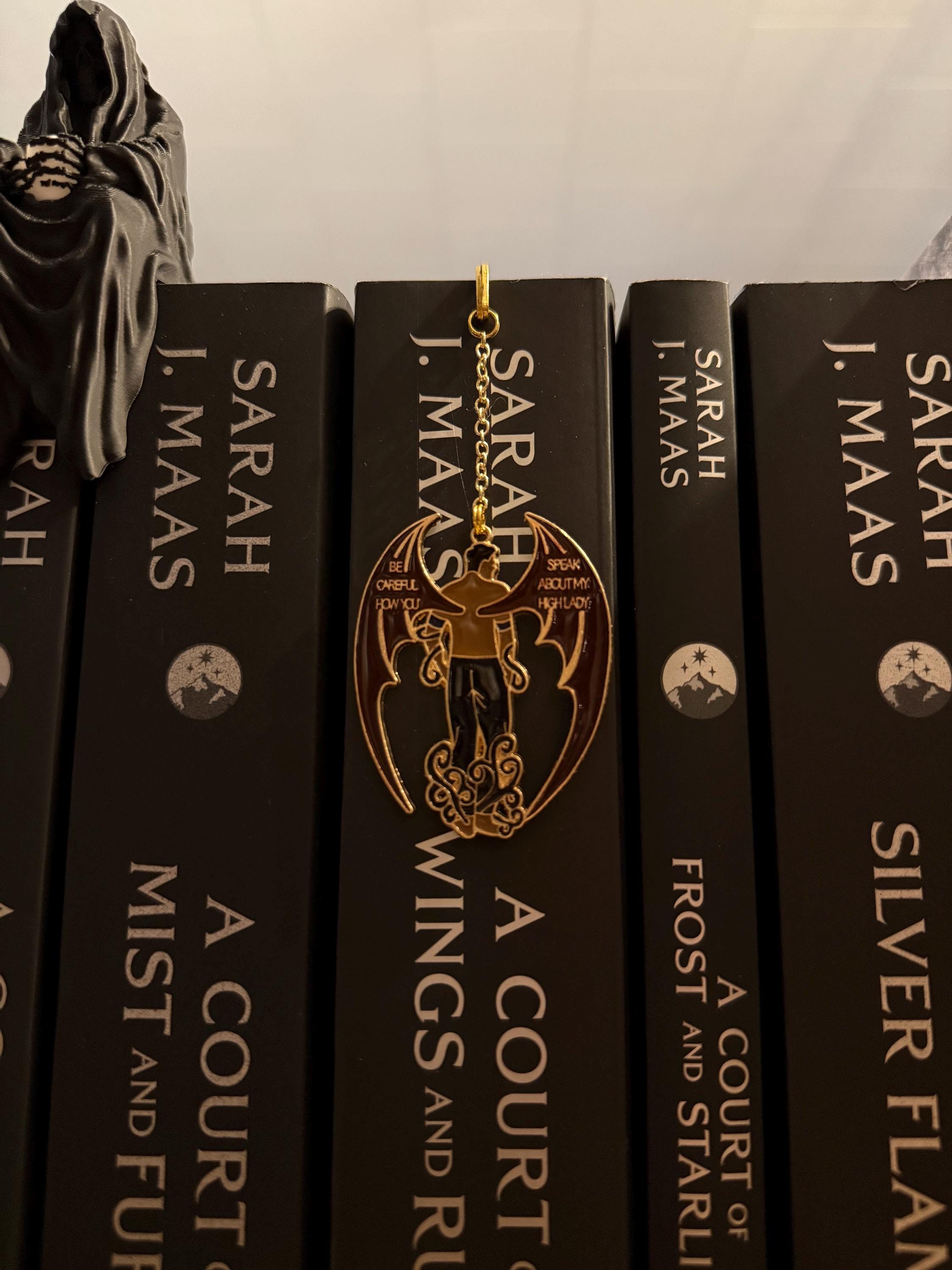 Handmade metal bookmark, gold plated, booktok, bookstagram, gold plated, Acotar, tog, quicksilver, housemaid, star,