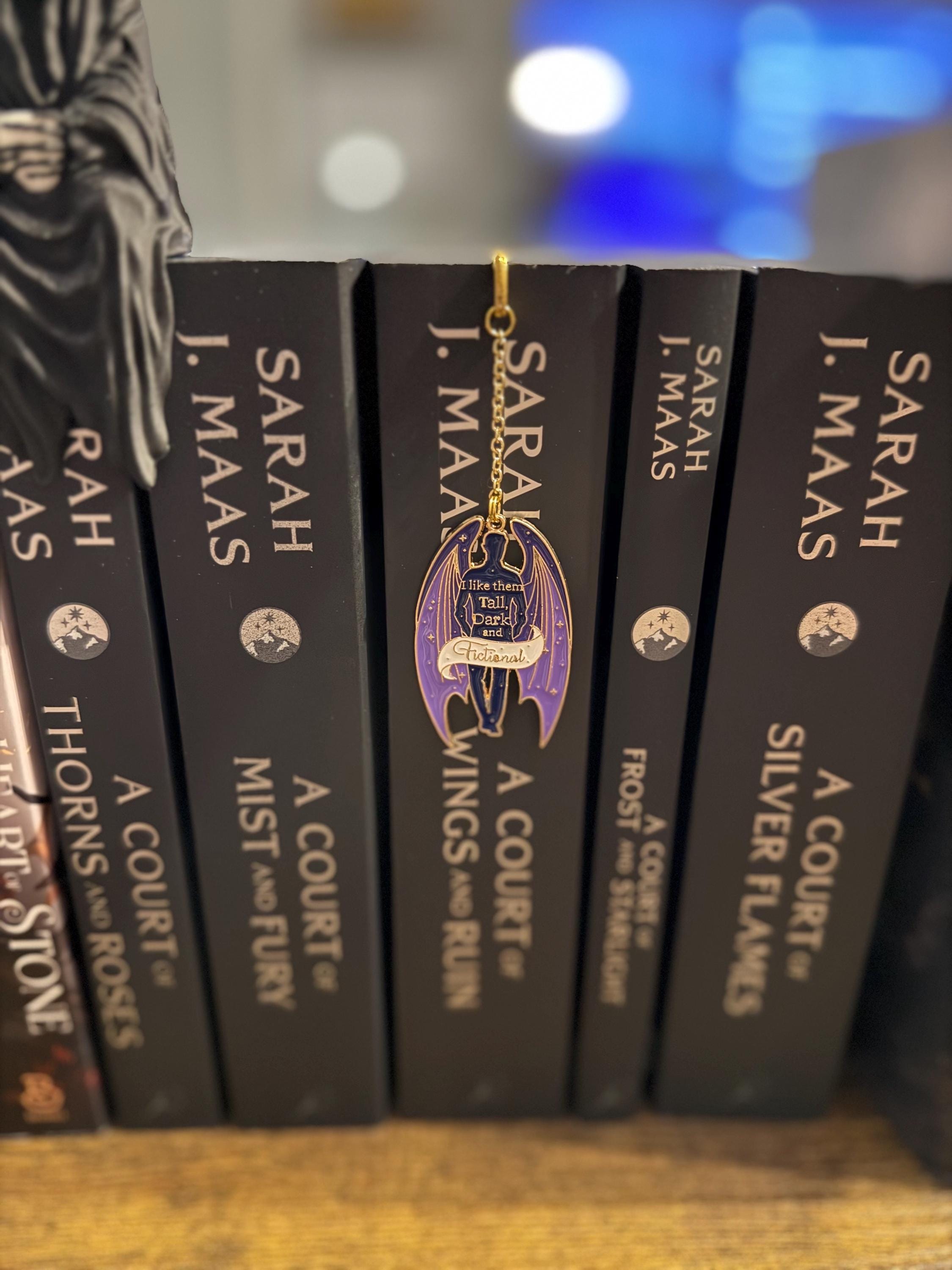 Handmade metal bookmark, gold plated, booktok, bookstagram, gold plated, Acotar, tog, quicksilver, housemaid, star,